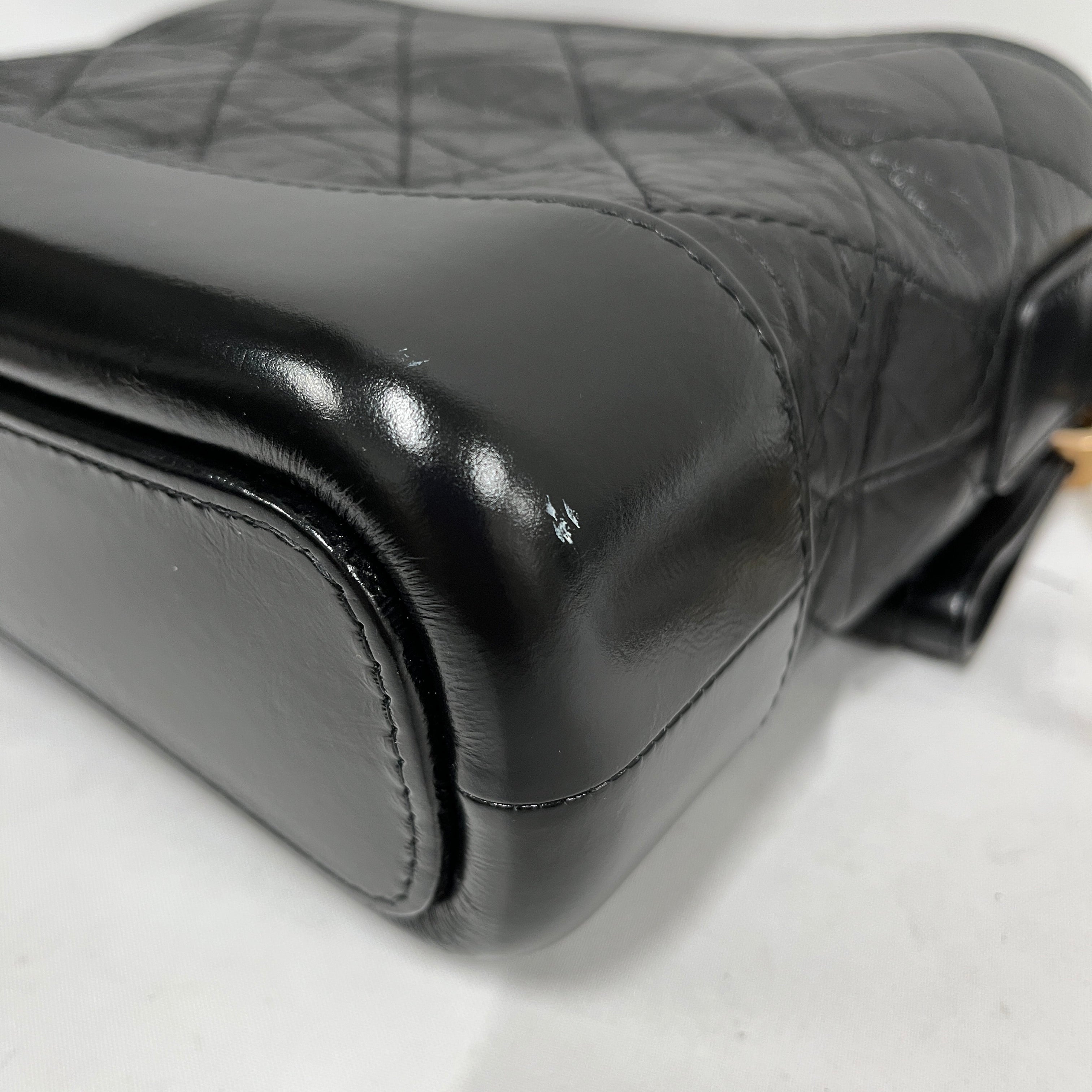CHANEL/Cross Body Bag/Leather/BLK/ view 7