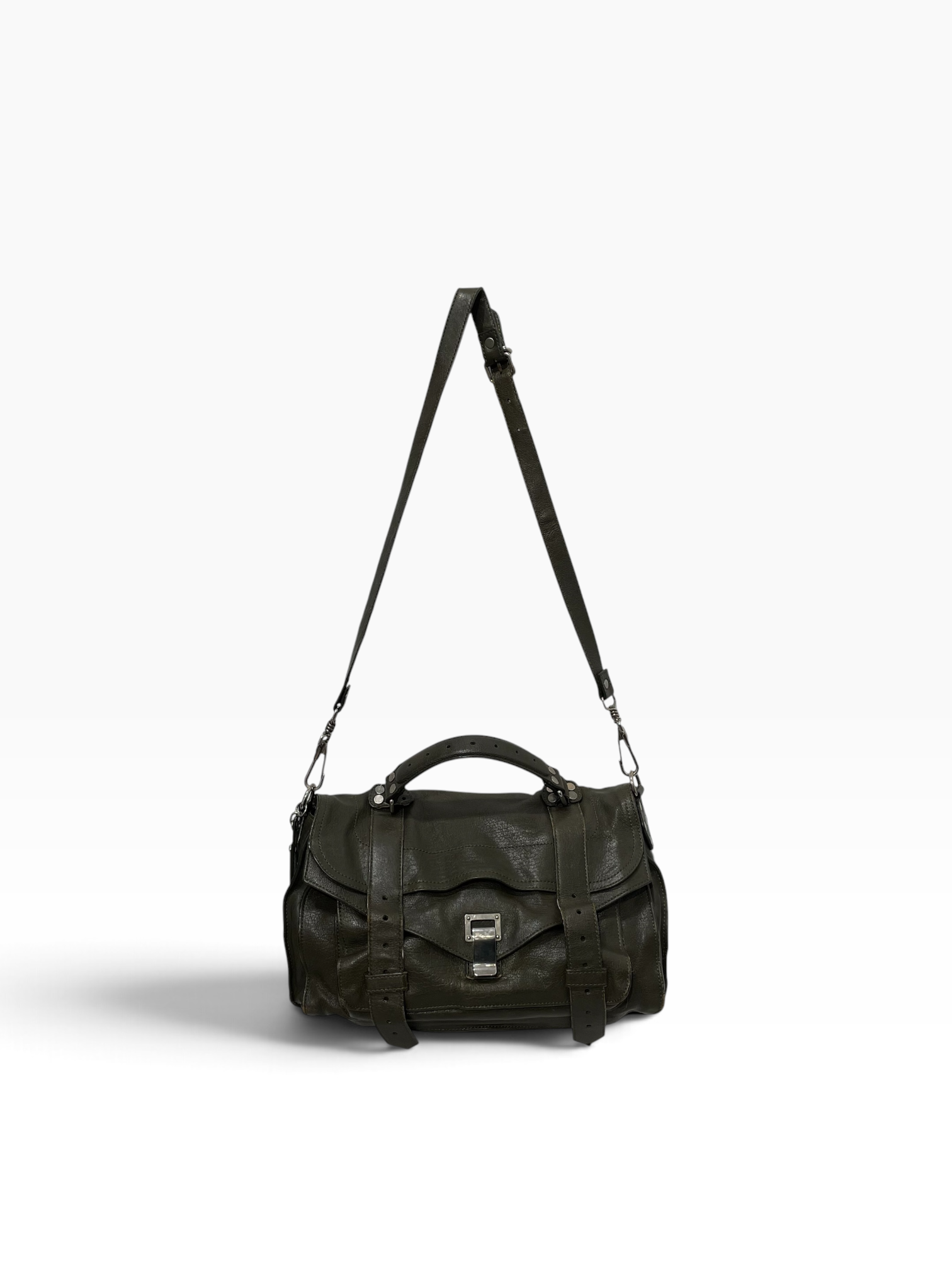PROENZA SCHOULER/Hand Bag/Leather/BRW/ProenzaSchouler PS1 Satchel view 1