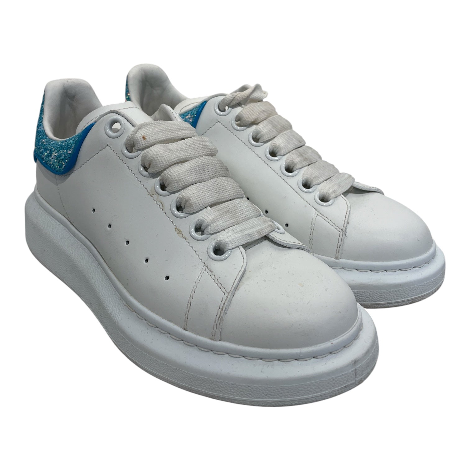 Alexander McQueen/Low-Sneakers/EU 35.5/Leather/BLU/ view 1