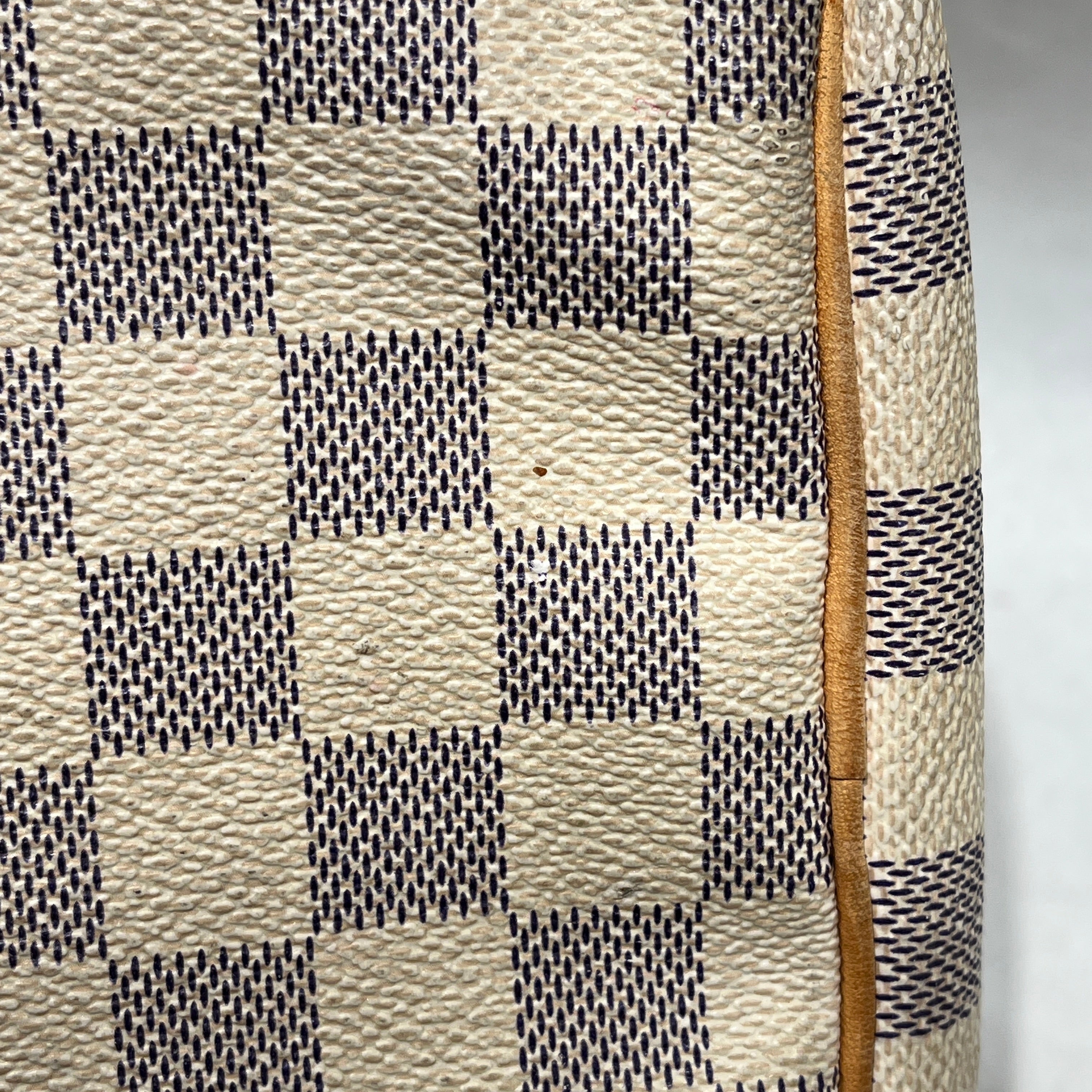 LOUIS VUITTON/Hand Bag/Monogram/Leather/CRM/SPEEDY 30 DAMIER AZUR view 7