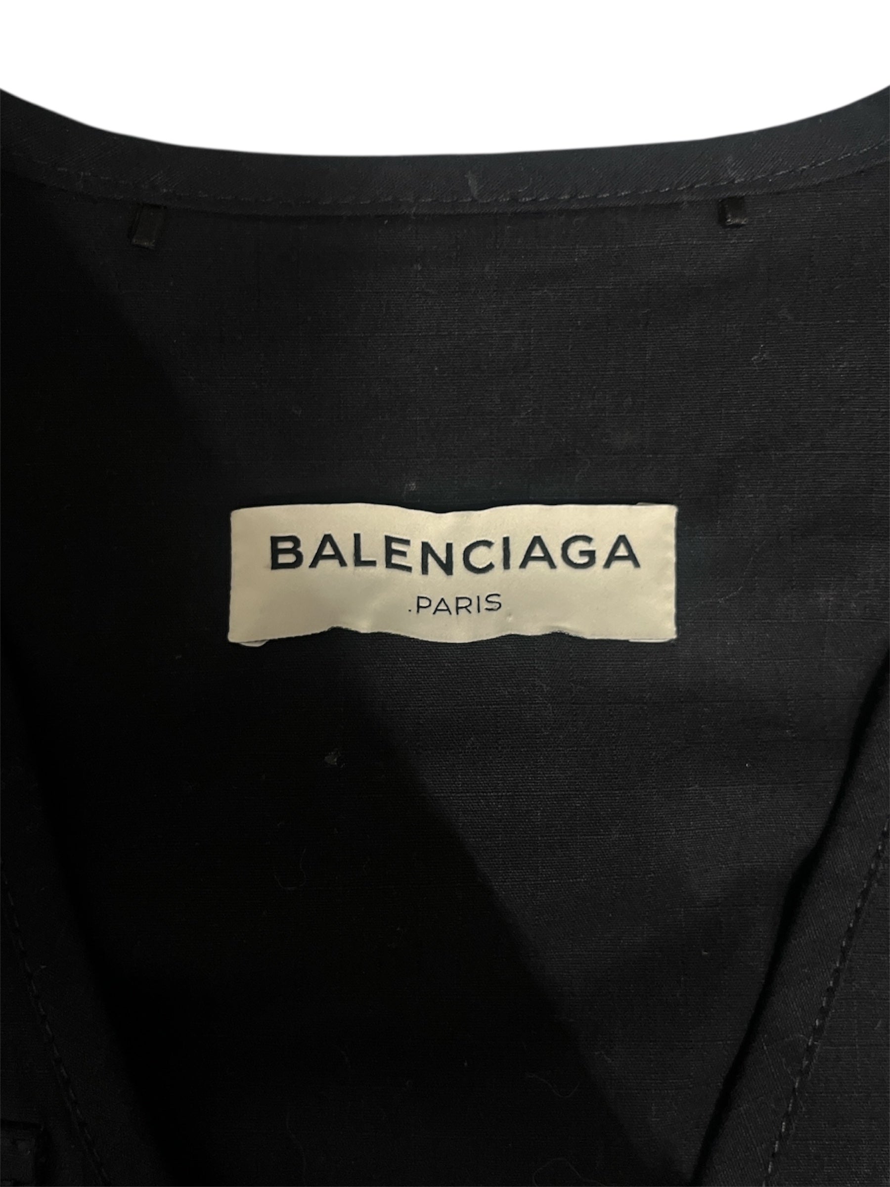 BALENCIAGA/Vest/L/Nylon/BLK/ view 3