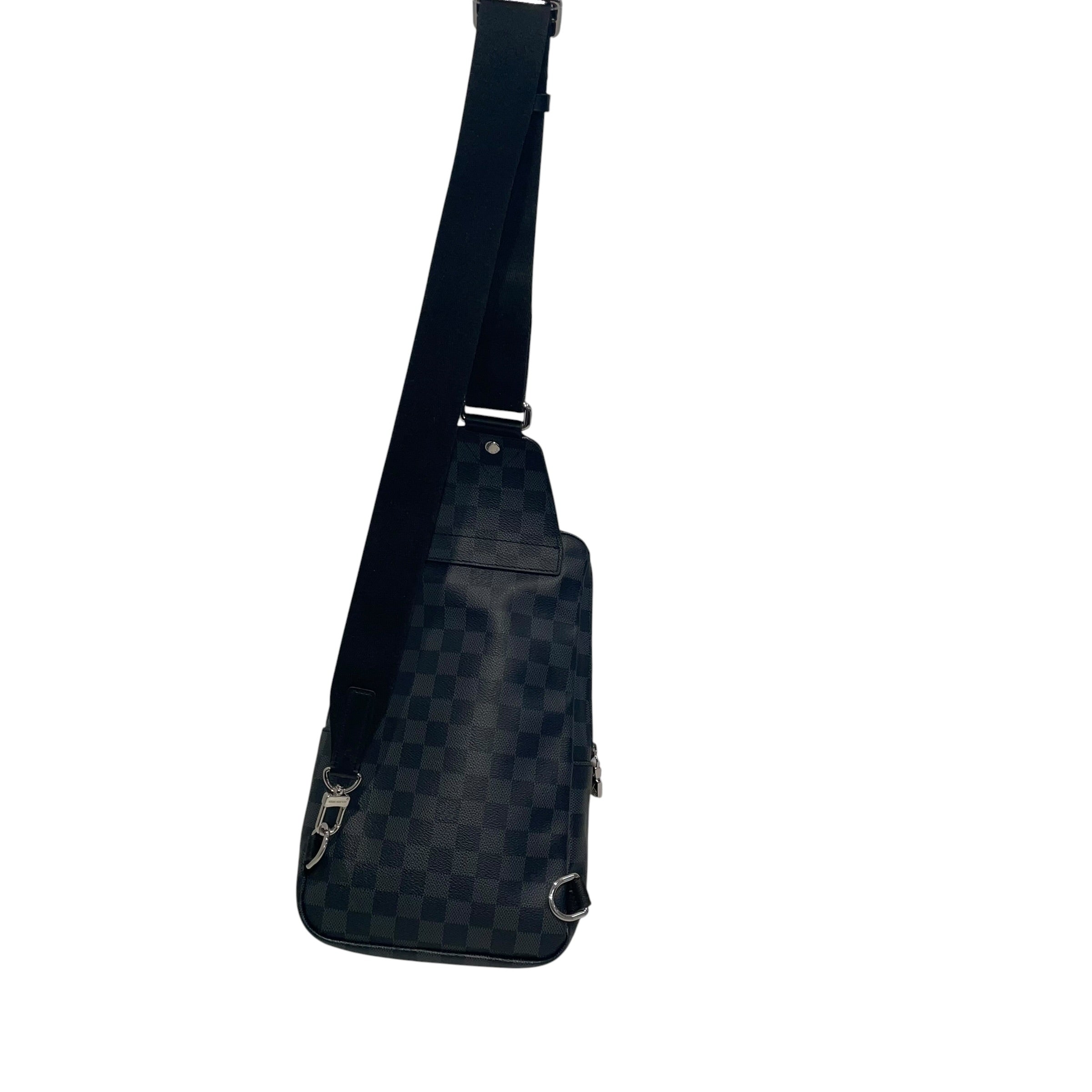 LOUIS VUITTON/Cross Body Bag/Monogram/Leather/BLK/Damier Graphite Ave Sling view 1