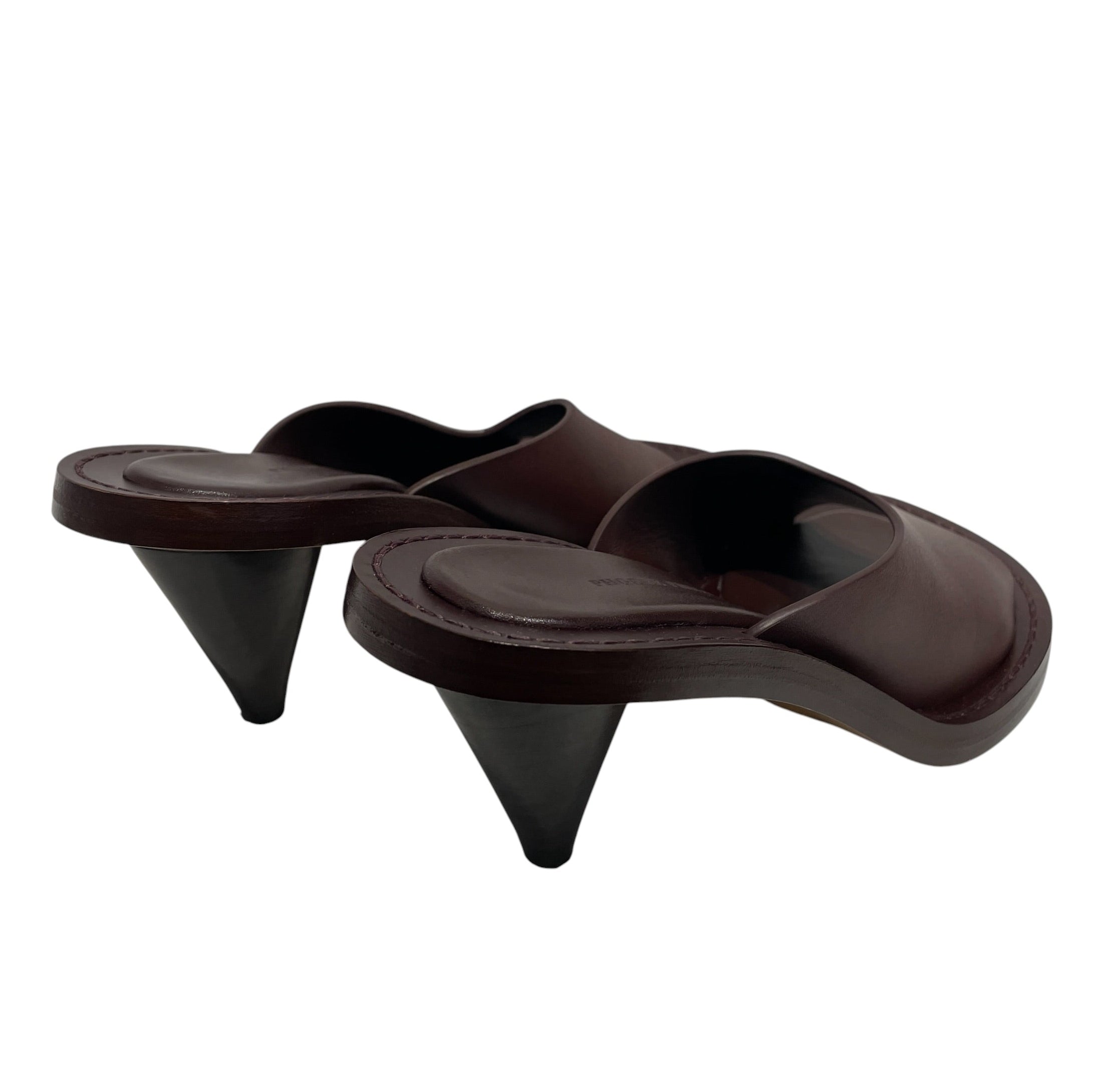 Phoebe Philo/Heels/EU 36/Leather/BRD/Open-Toe/Oxblood Open Toe Heel view 2
