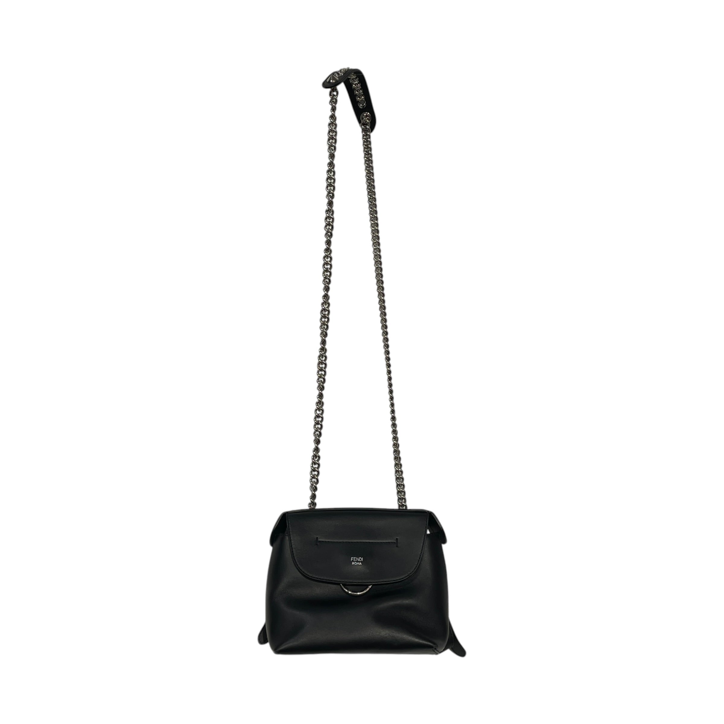 FENDI/Cross Body Bag/Leather/BLK/BACK TO SCHOOL MINI view 1