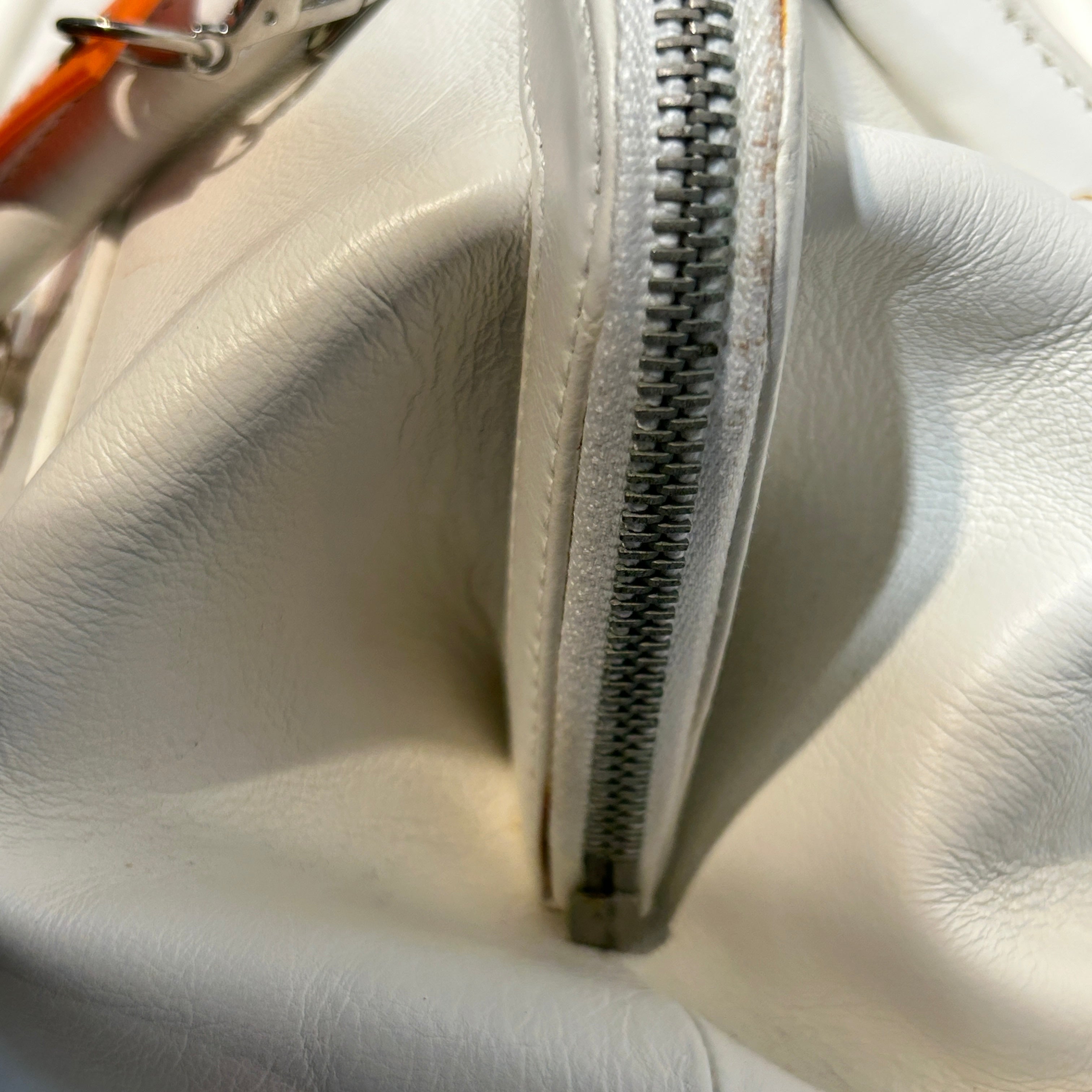 Christian Dior/Hand Bag/Leather/WHT/Flight Handbag view 13