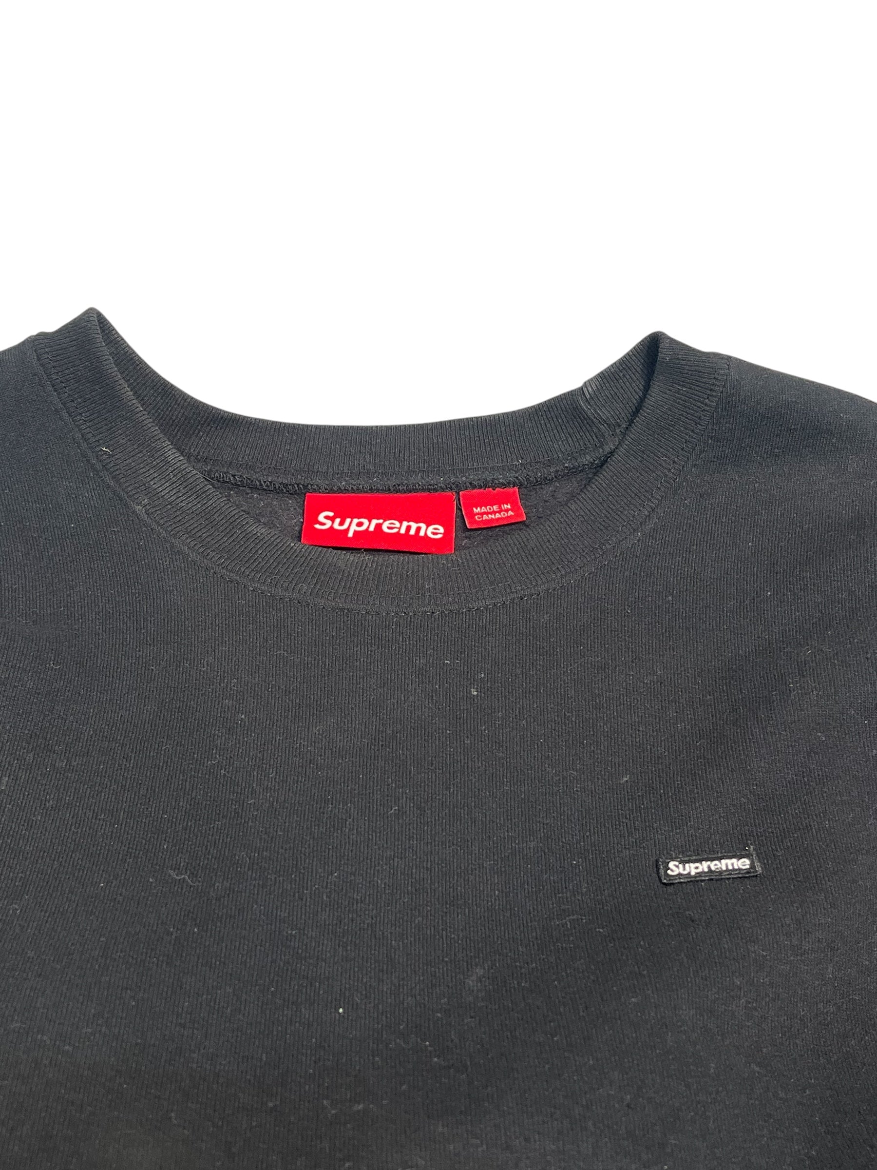 Supreme/Sweatshirt/M/Cotton/BLK/SMALL BOGO CREWNECK view 3