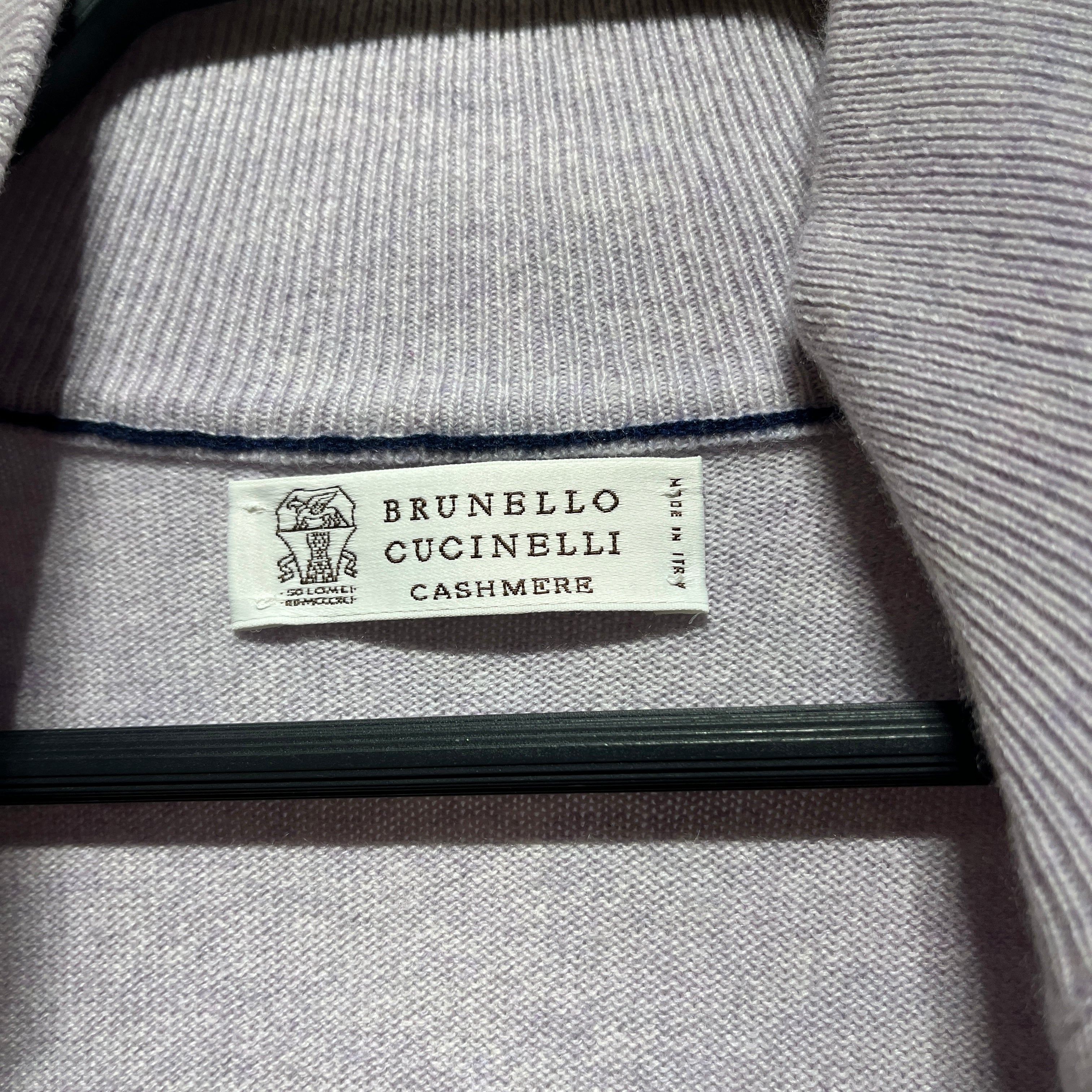 BRUNELLO CUCINELLI/Sweater/50/Cashmere/PPL/ZIP UP view 3
