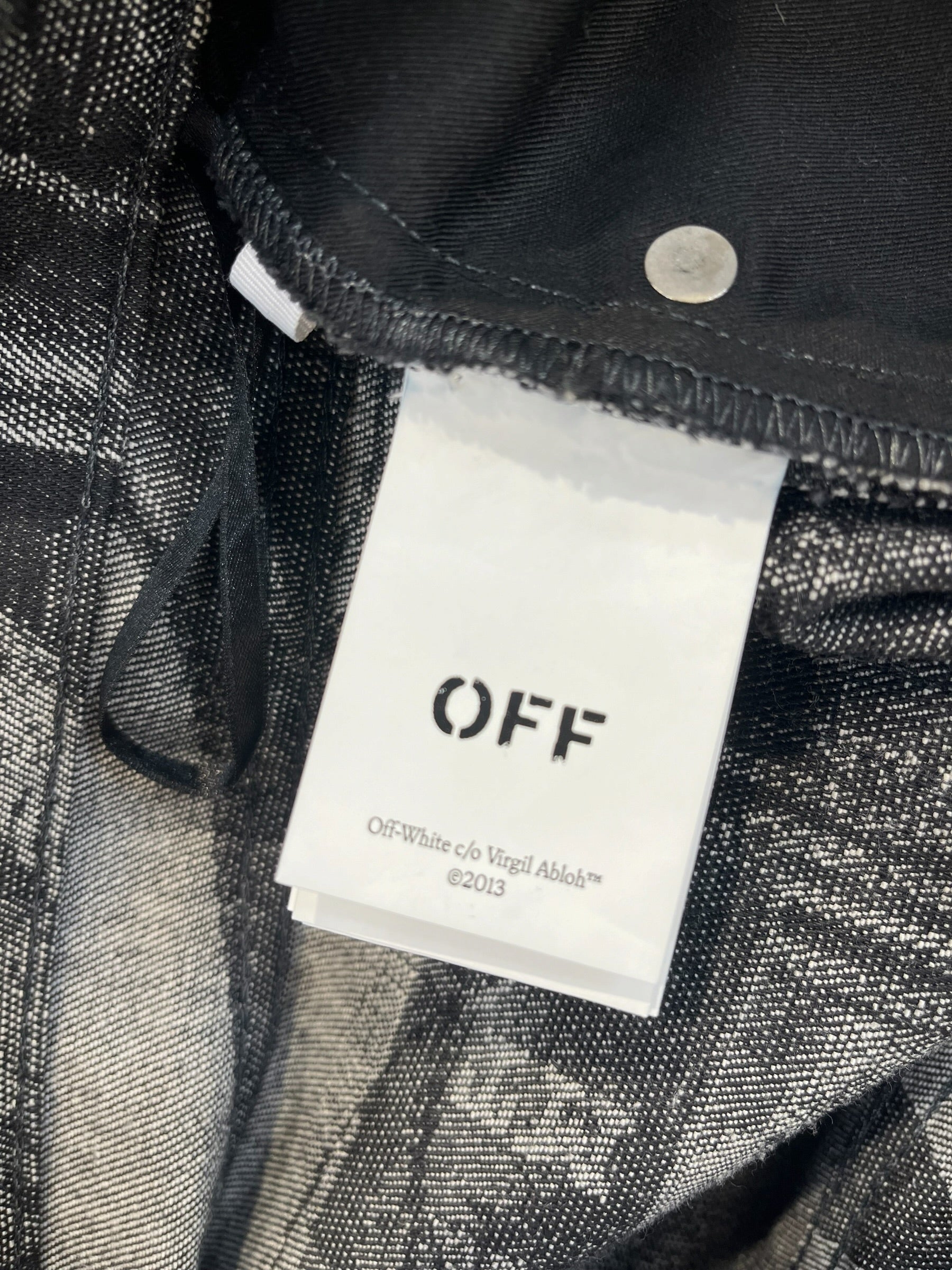 OFF-WHITE/Straight Pants/32/Denim/GRY/ view 4