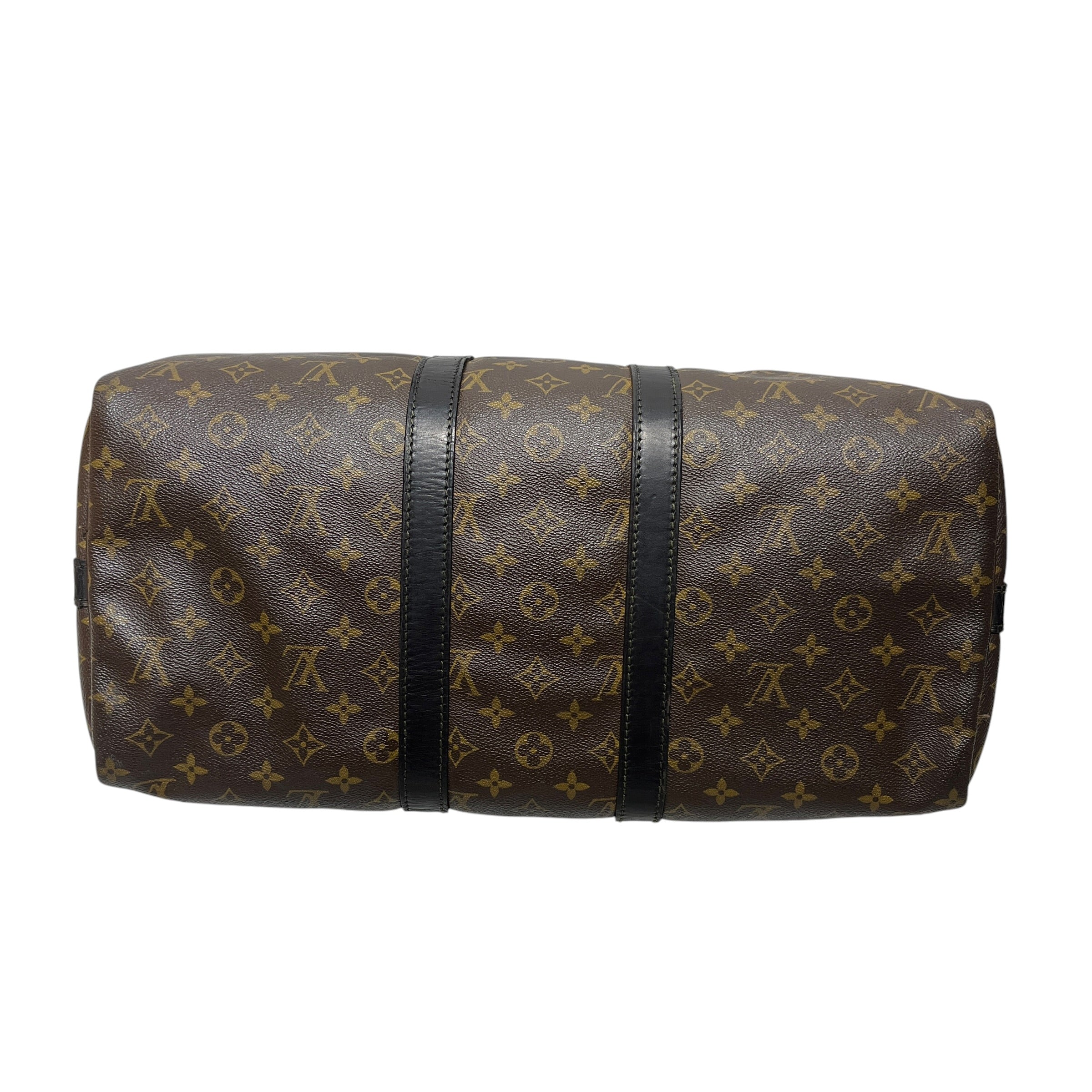 LOUIS VUITTON/Boston Bag/Monogram/Leather/BRW/KEEPALL 45 view 3