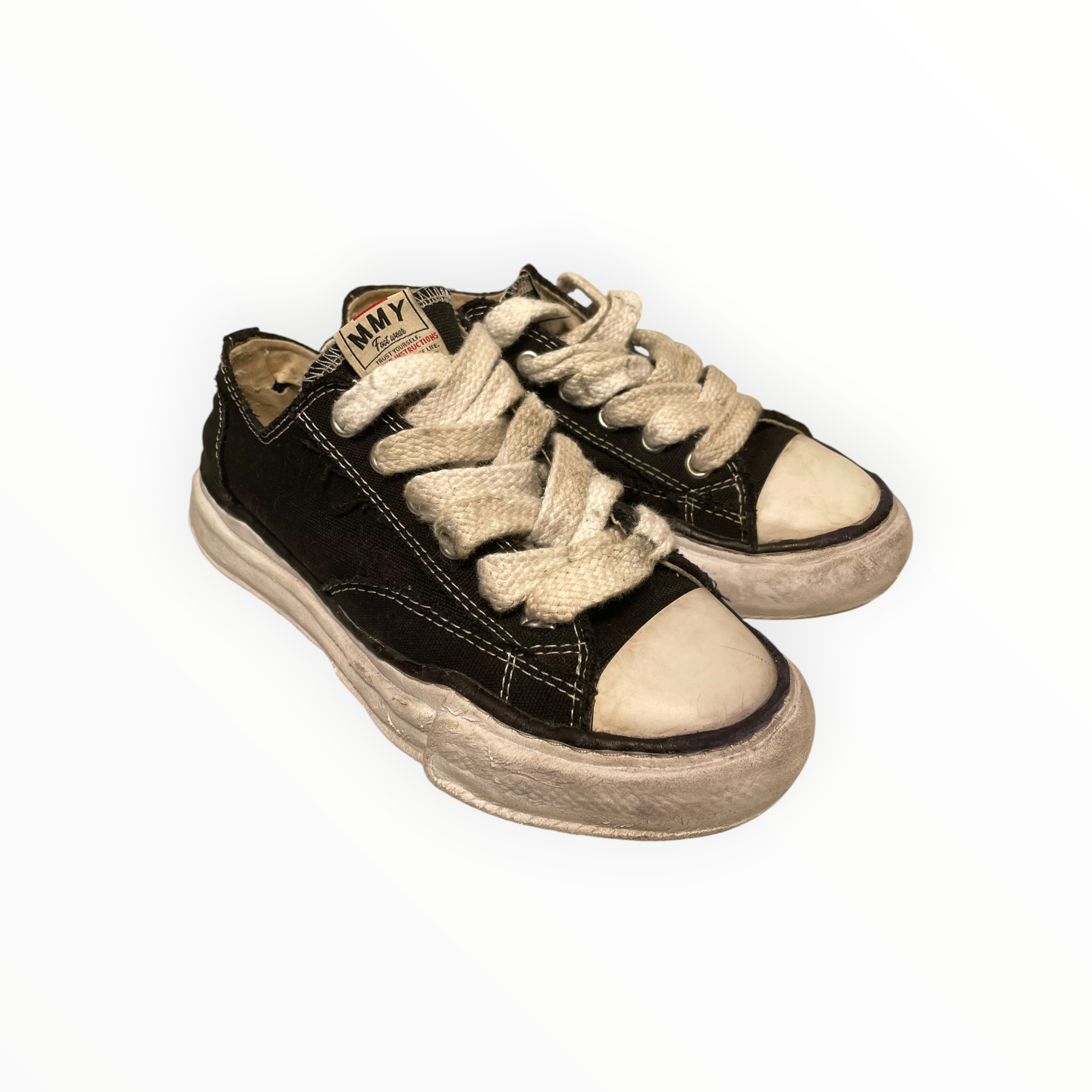 MIHARA YASUHIRO/Low-Sneakers/EU 40/Cotton/BLK/ view 1