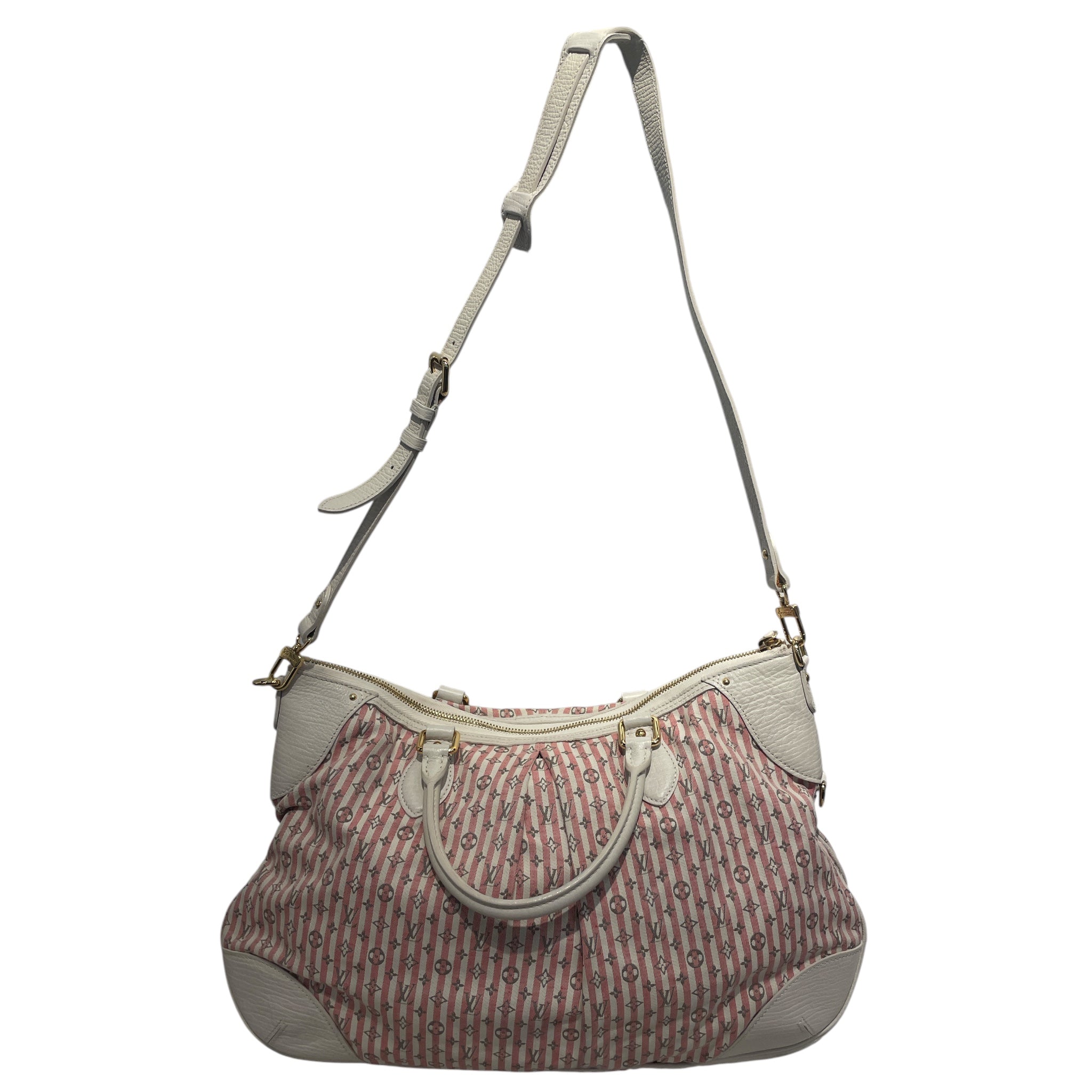 LOUIS VUITTON/Hand Bag/Monogram/Cotton/PNK/LIN CROISETTE MARINA view 2