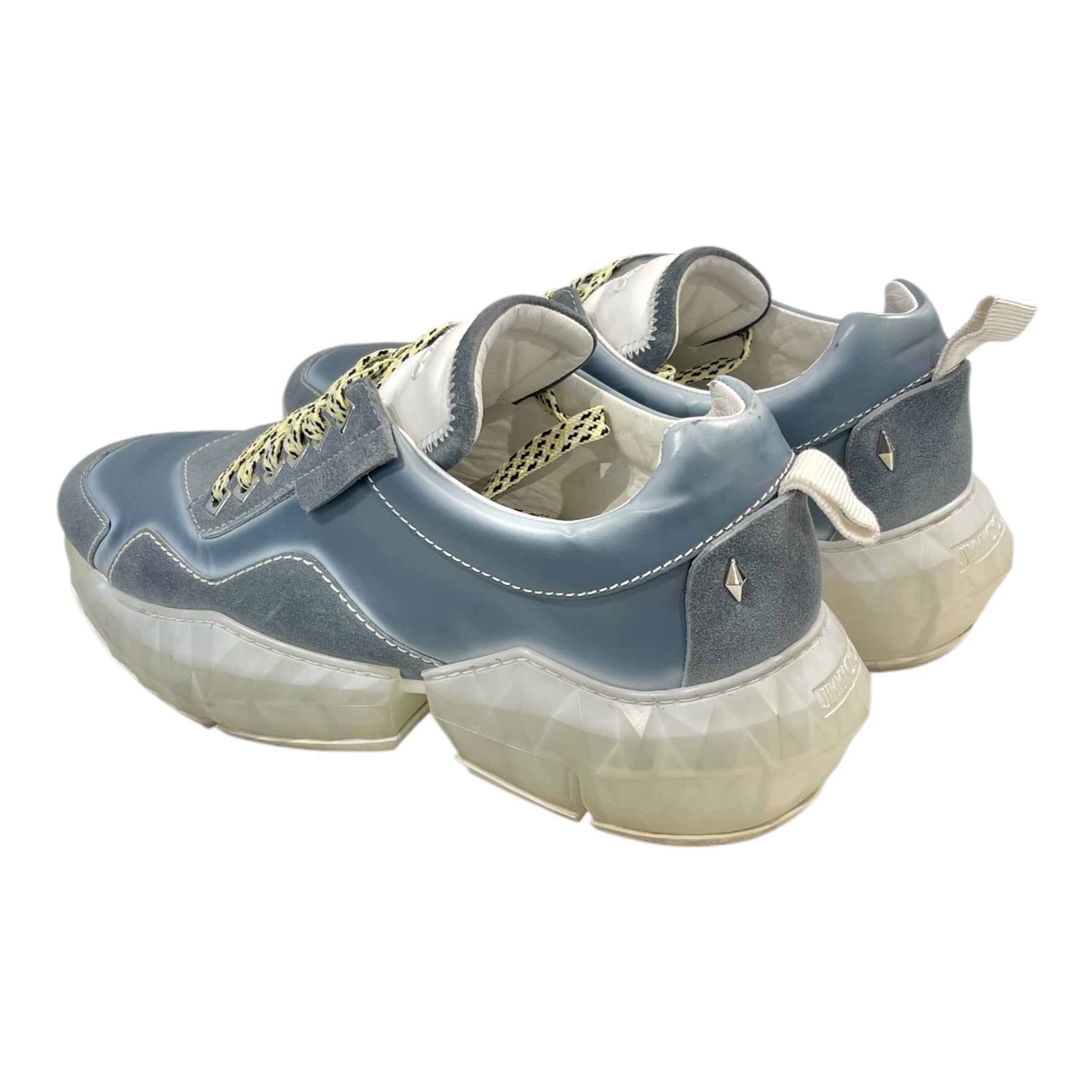 JIMMY CHOO/Low-Sneakers/EU 43.5/Polyester/BLU/FROSTED/CRYSTAL SOLE view 2