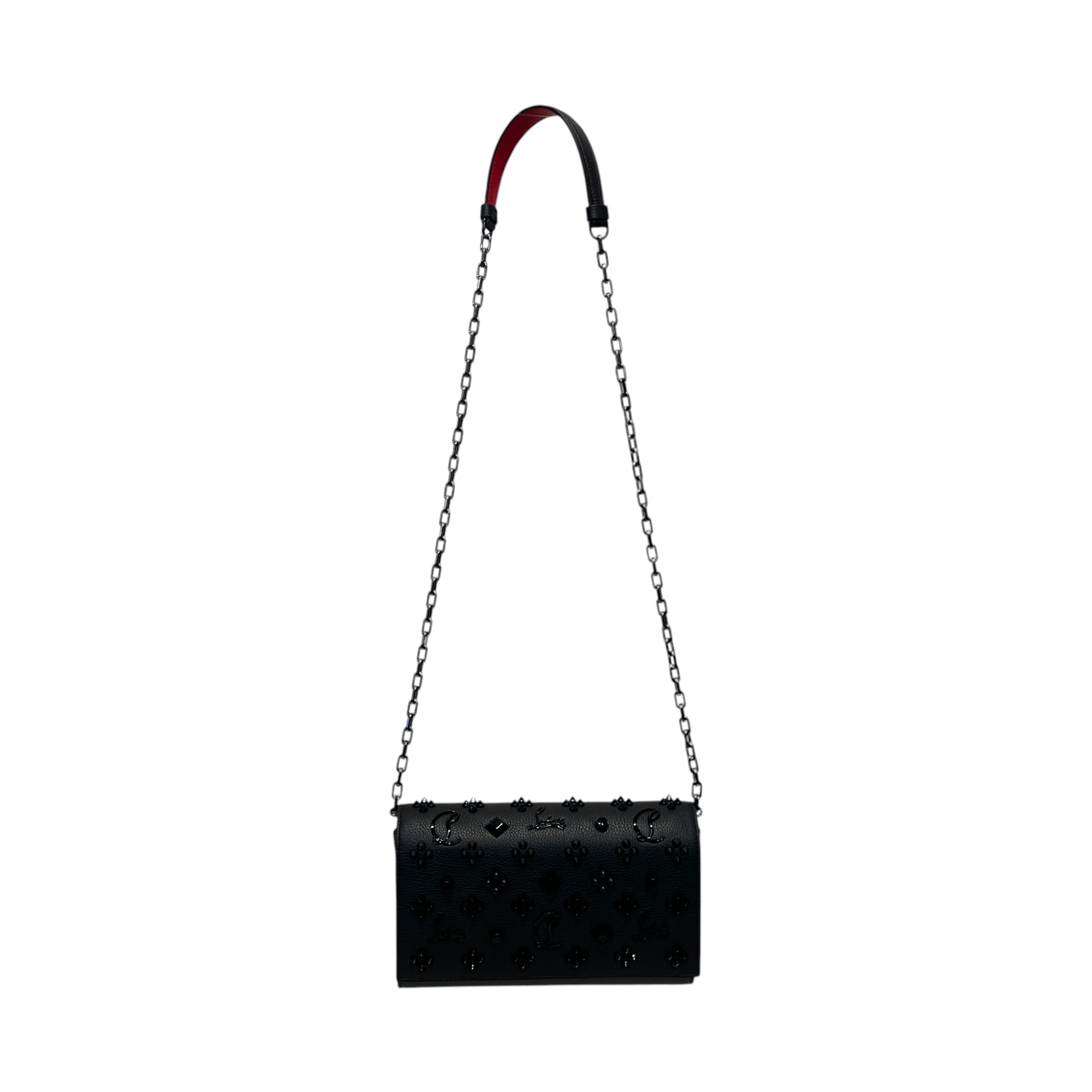Christian Louboutin/Bag/Leather/BLK/Studded black hardware view 1