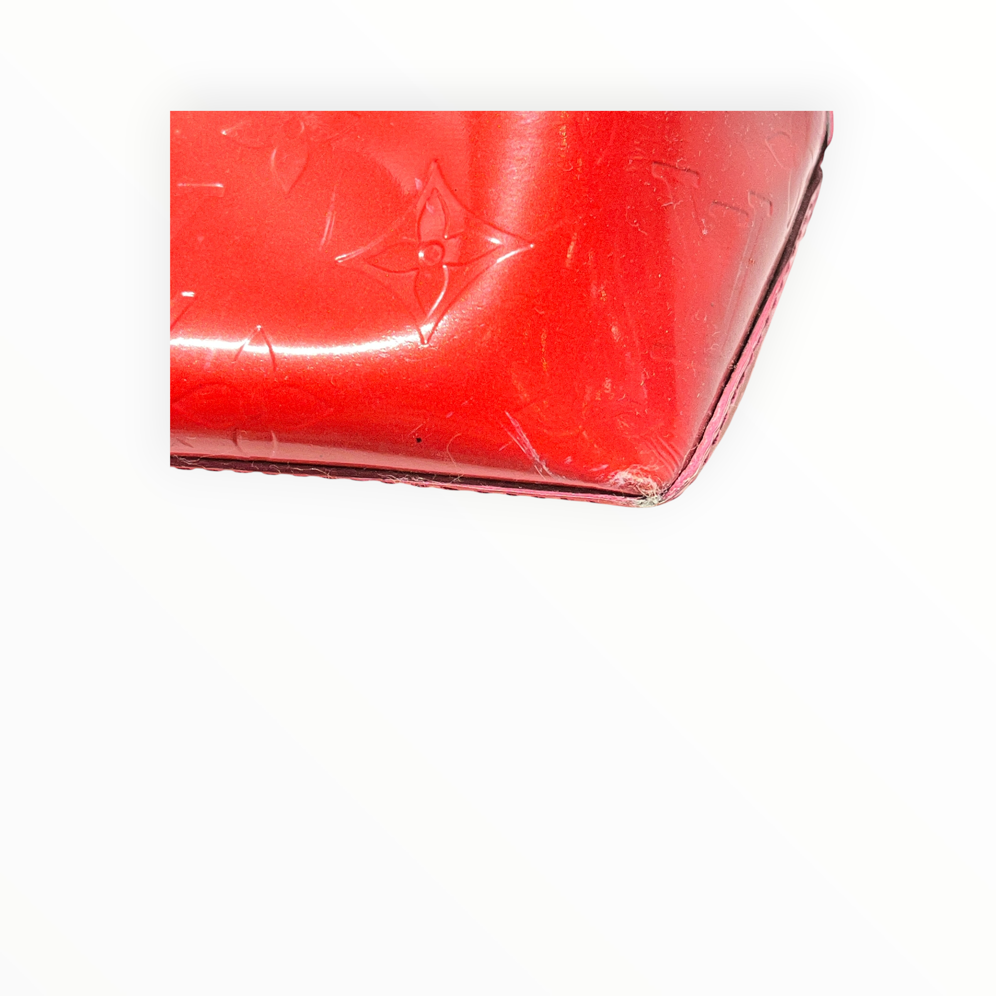 LOUIS VUITTON/Tote Bag/Leather/RED/mono vernis willshire pm view 10