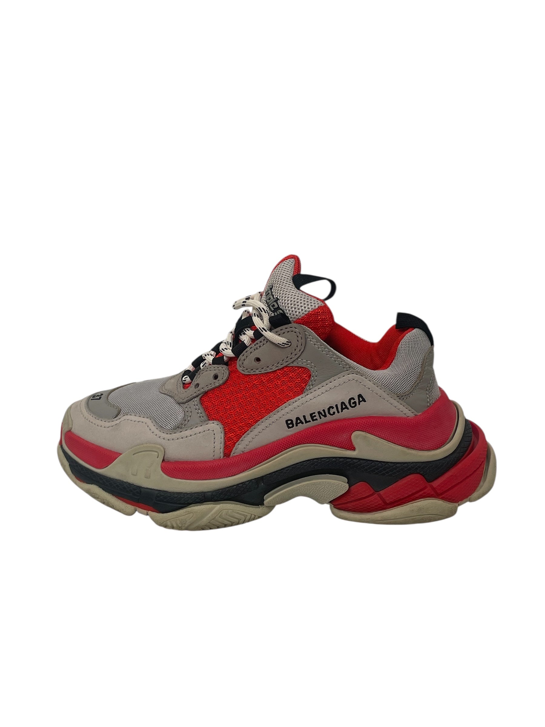 BALENCIAGA/Low-Sneakers/EU 37/Cotton/MLT/TRIPLE S - ART NO. 524039 view 3