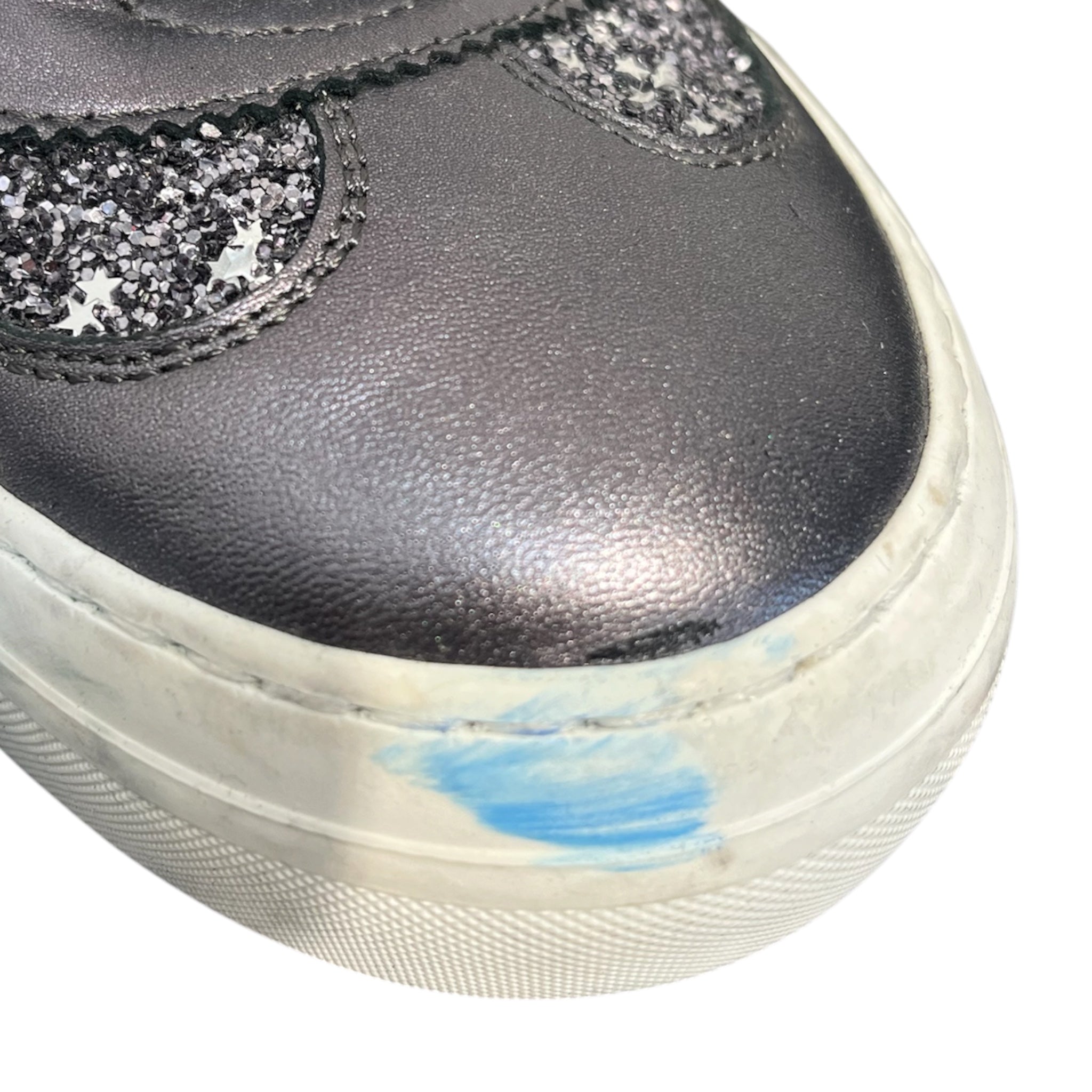 JIMMY CHOO/Low-Sneakers/EU 42/Leather/SLV/SILVER STAR SNEAKER view 4