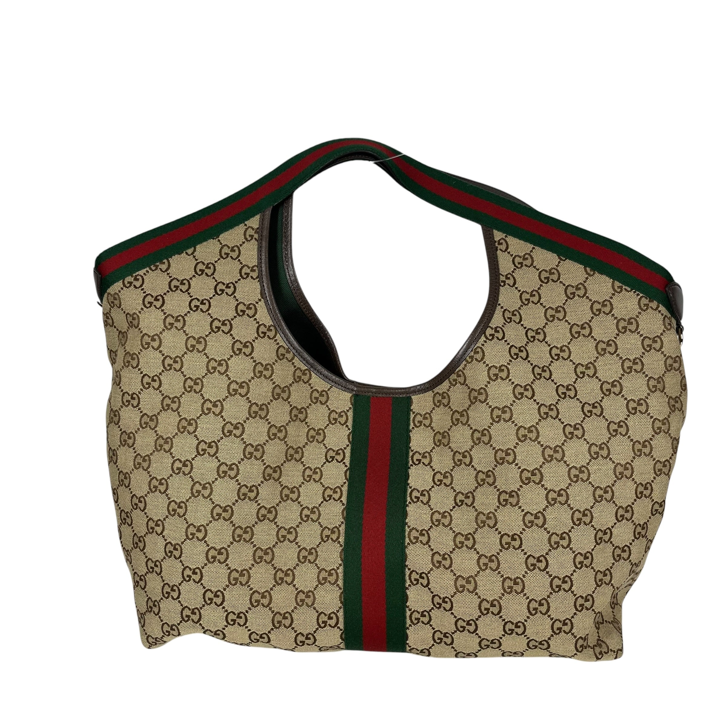 GUCCI/Tote Bag/Monogram/Cotton/BEG/LARGE GIGLIO BAG view 2