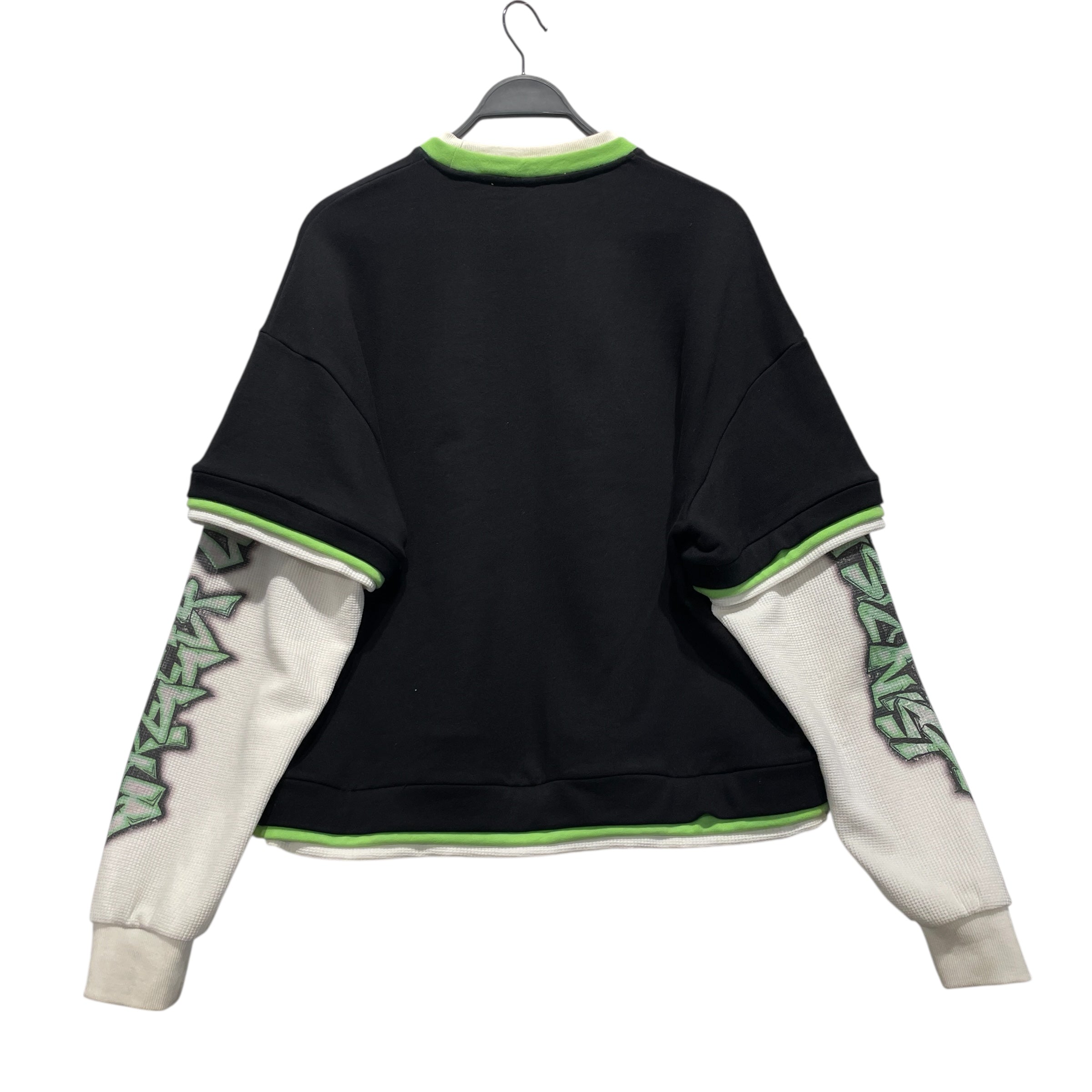 GREEDY UNIT/LS T-Shirt/S/Cotton/BLK/ view 2