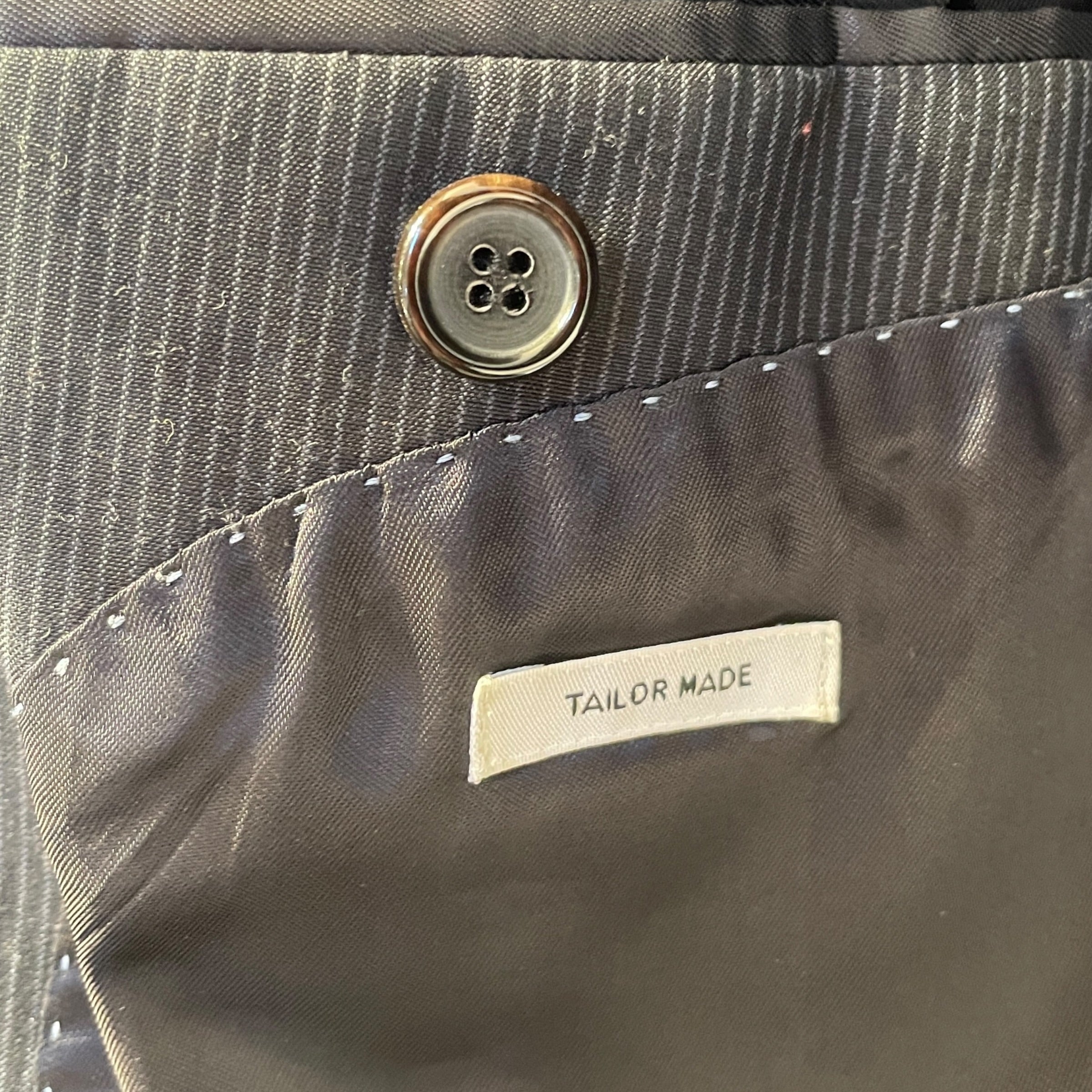 RAF SIMONS/Suits/XL/Stripe/Cotton/NVY/ view 4