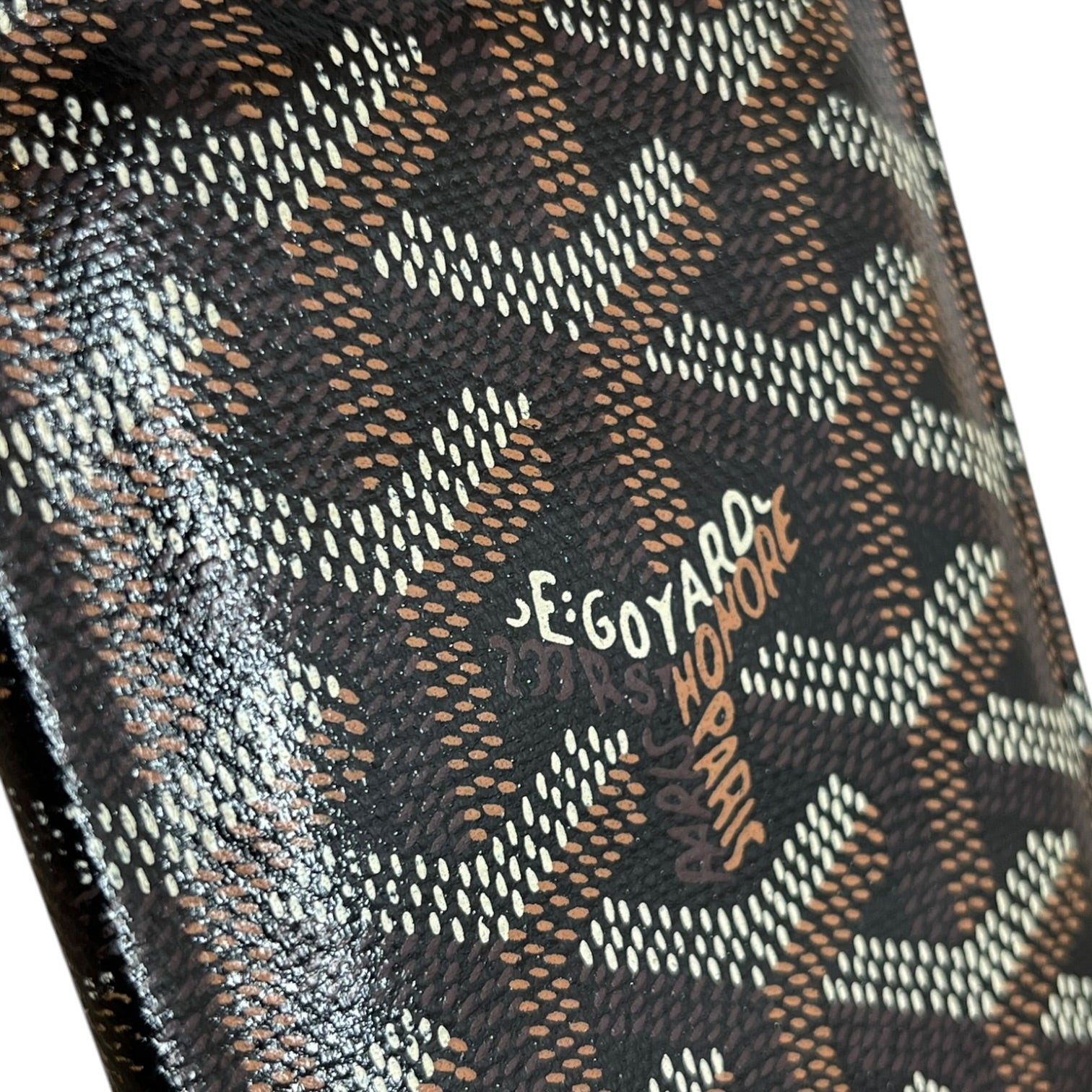 GOYARD/Bifold Wallet/All Over Print/Leather/BLK/M's/ view 5
