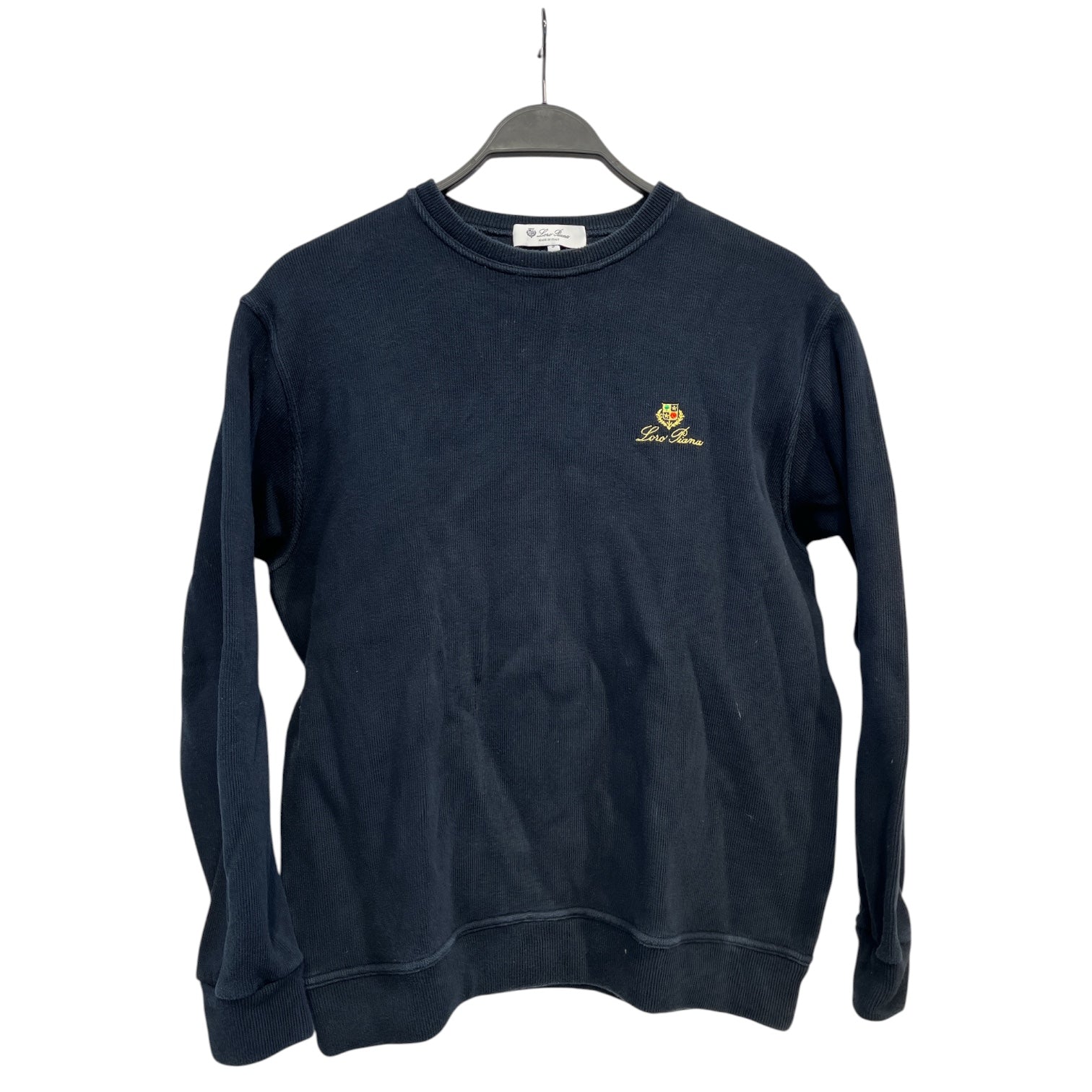 Loro Piana/Sweatshirt/S/Cotton/NVY/HORSEY SWEATSHIRT view 1