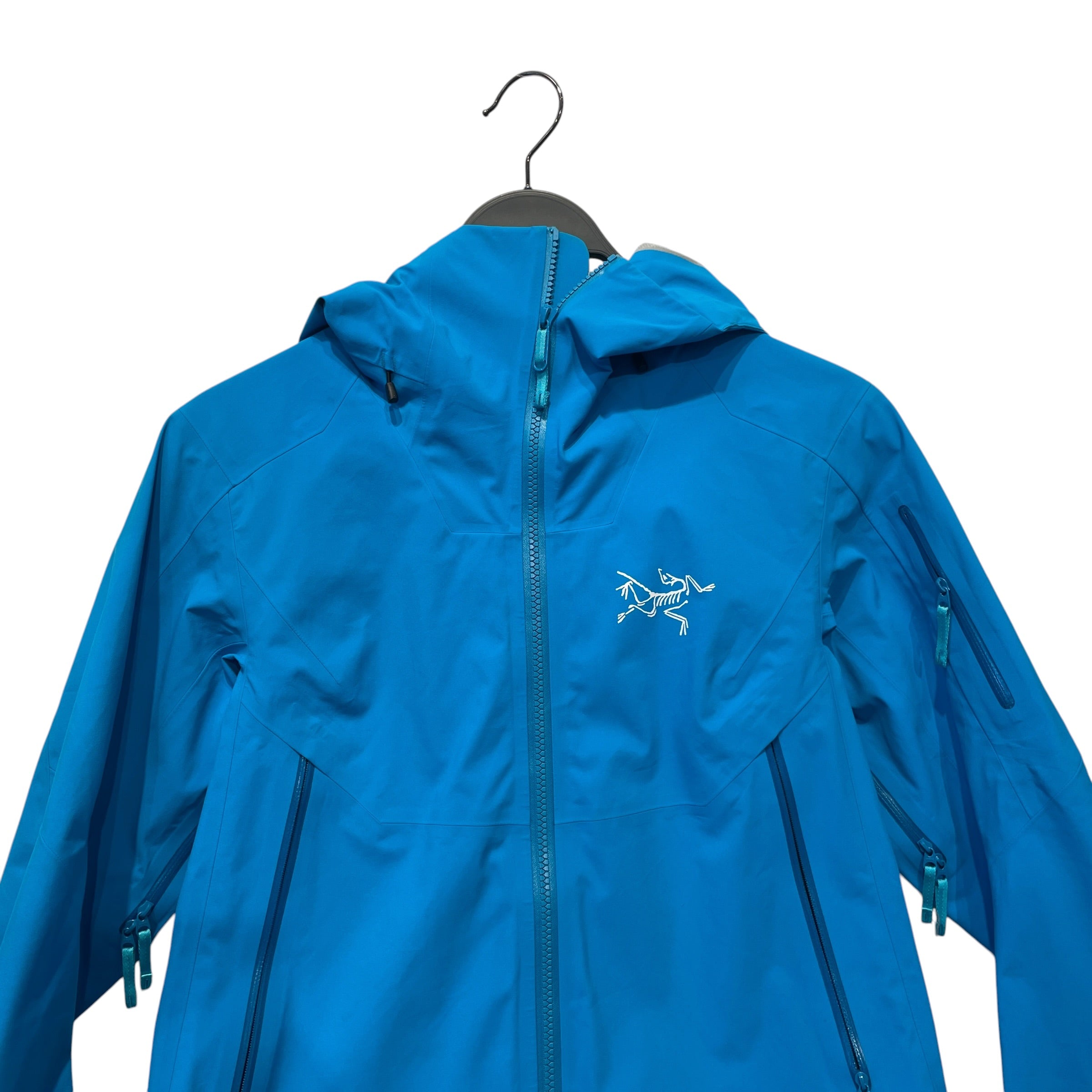ARC'TERYX/Zip Up Hoodie/S/Nylon/BLU/ view 2
