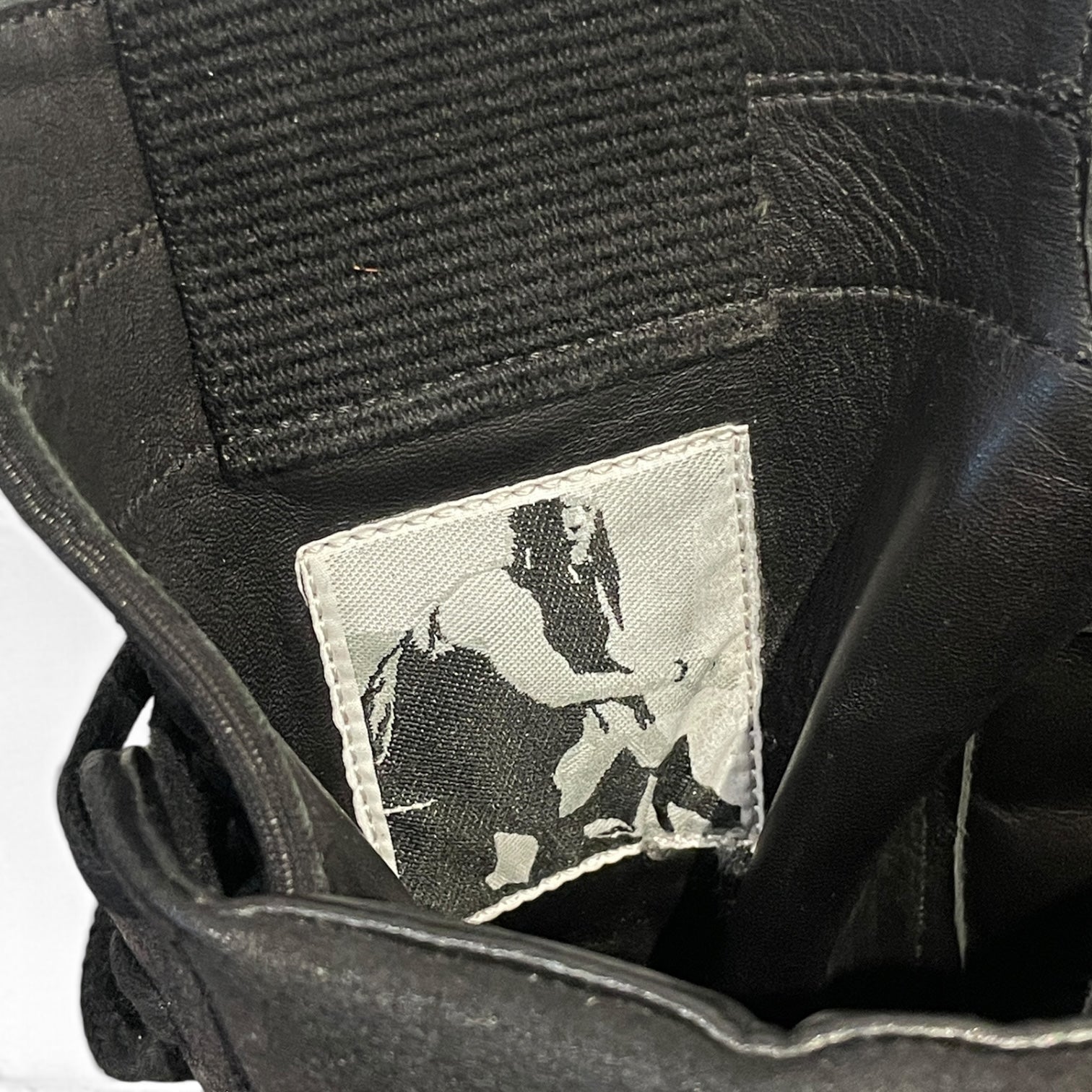 Rick Owens/Hi-Sneakers/EU 43/Leather/BLK/cargo basket view 4