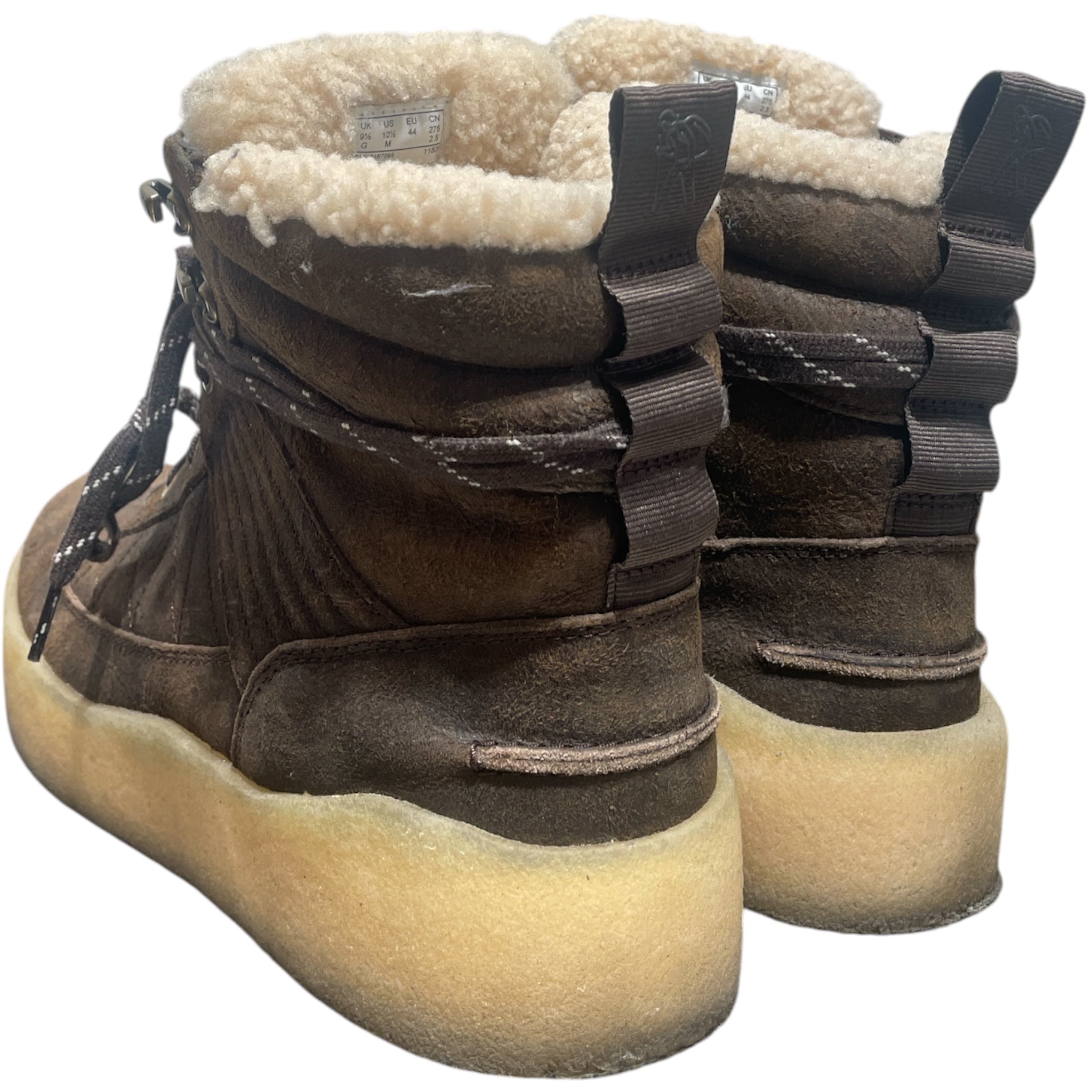 Clarks/Boots/US 10.5/Suede/BRW/x Ronnie Fieg Shearling Choco view 2