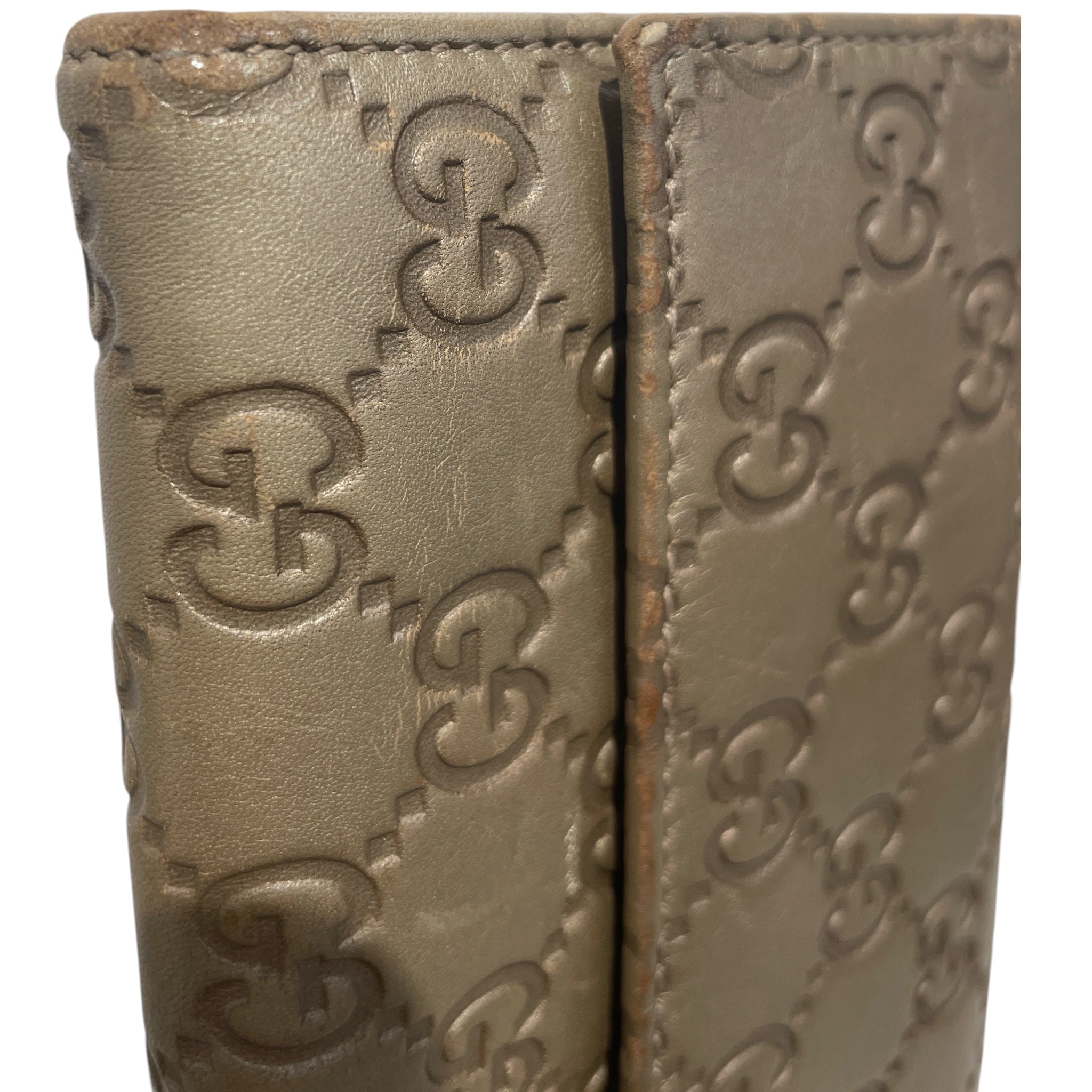 GUCCI/Long Wallet/Monogram/Leather/BEG/L's/GUCCISSAMA HEART WALLET view 8