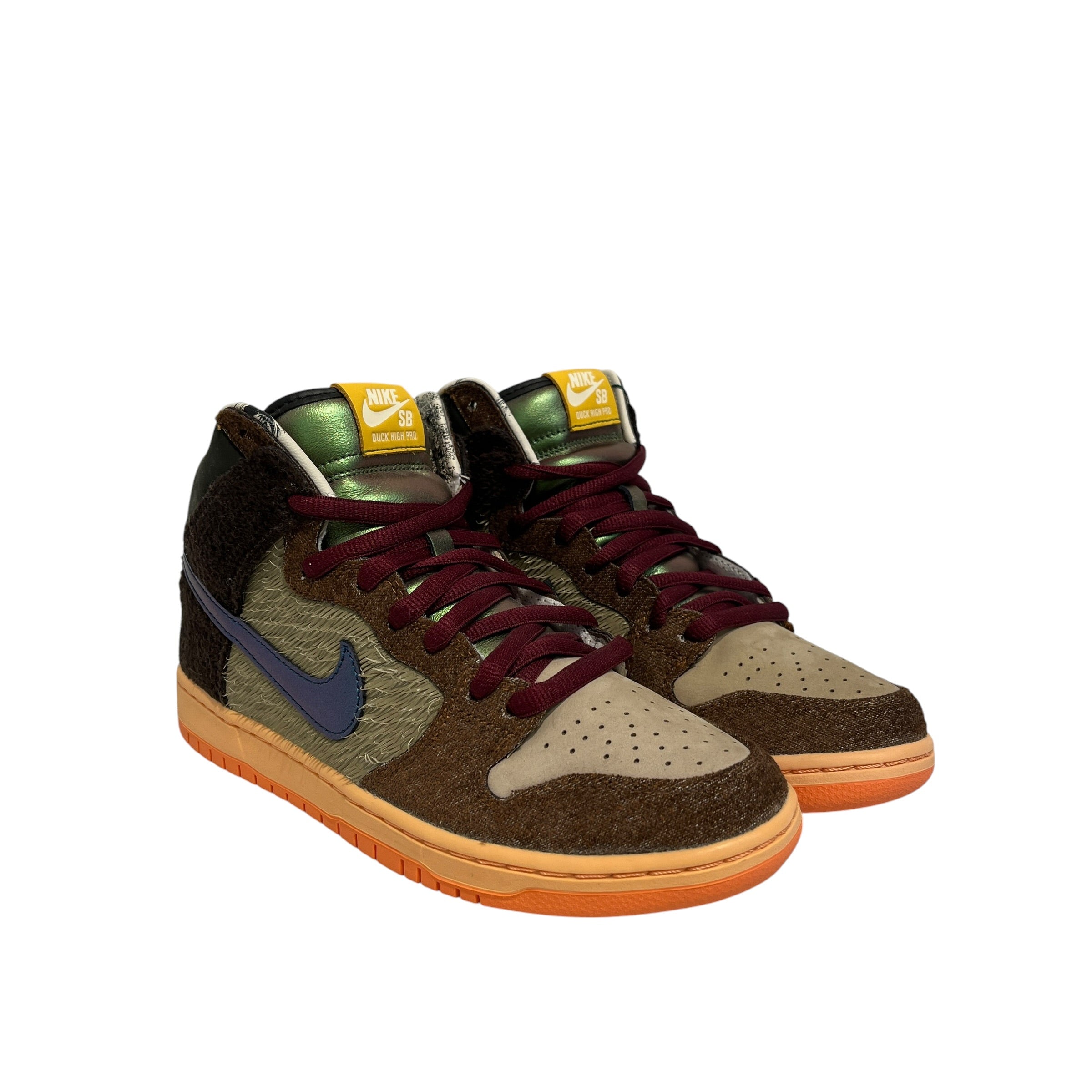 NIKE/Hi-Sneakers/US 8/Leather/GRN/Turdunken Dunk High view 1