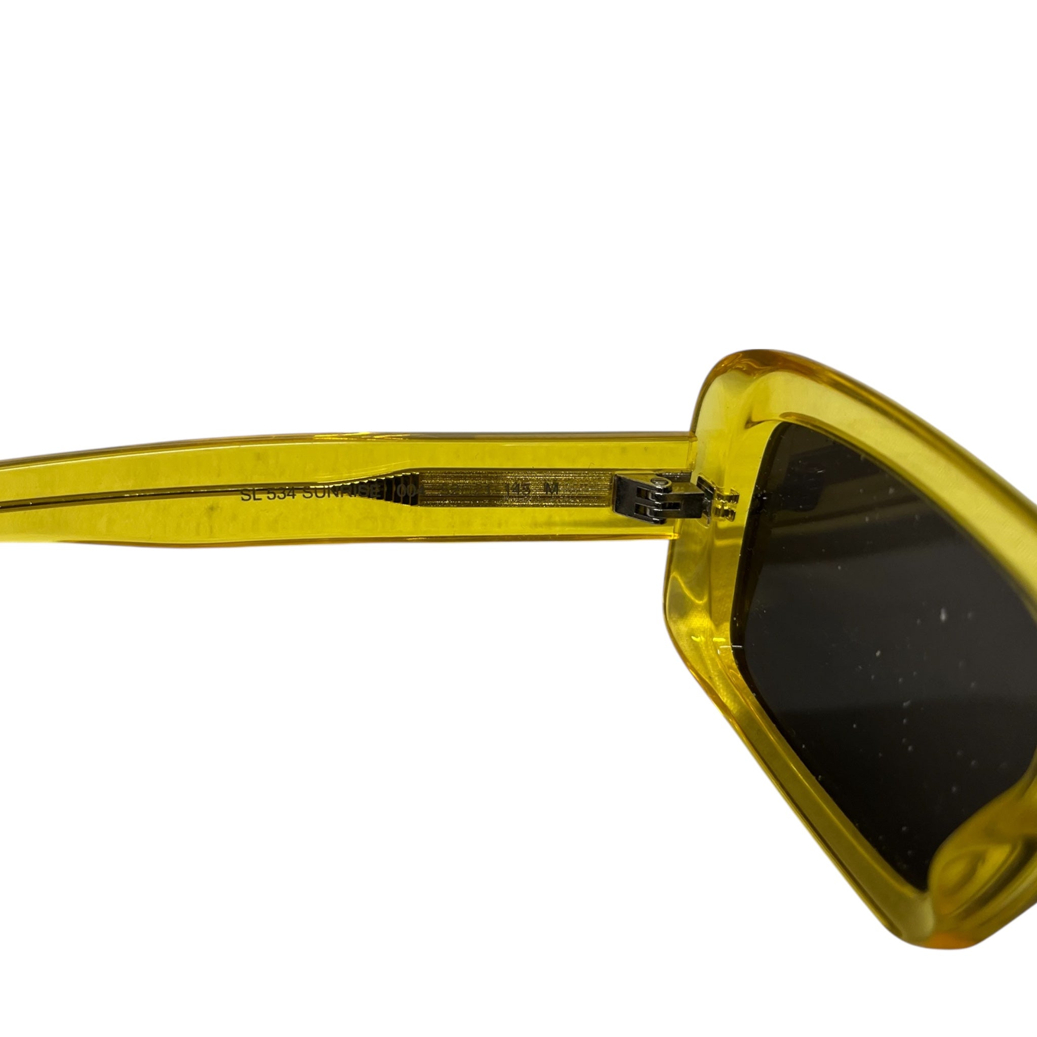 SAINT LAURENT/Sunglasses/Plastic/YEL/ view 4