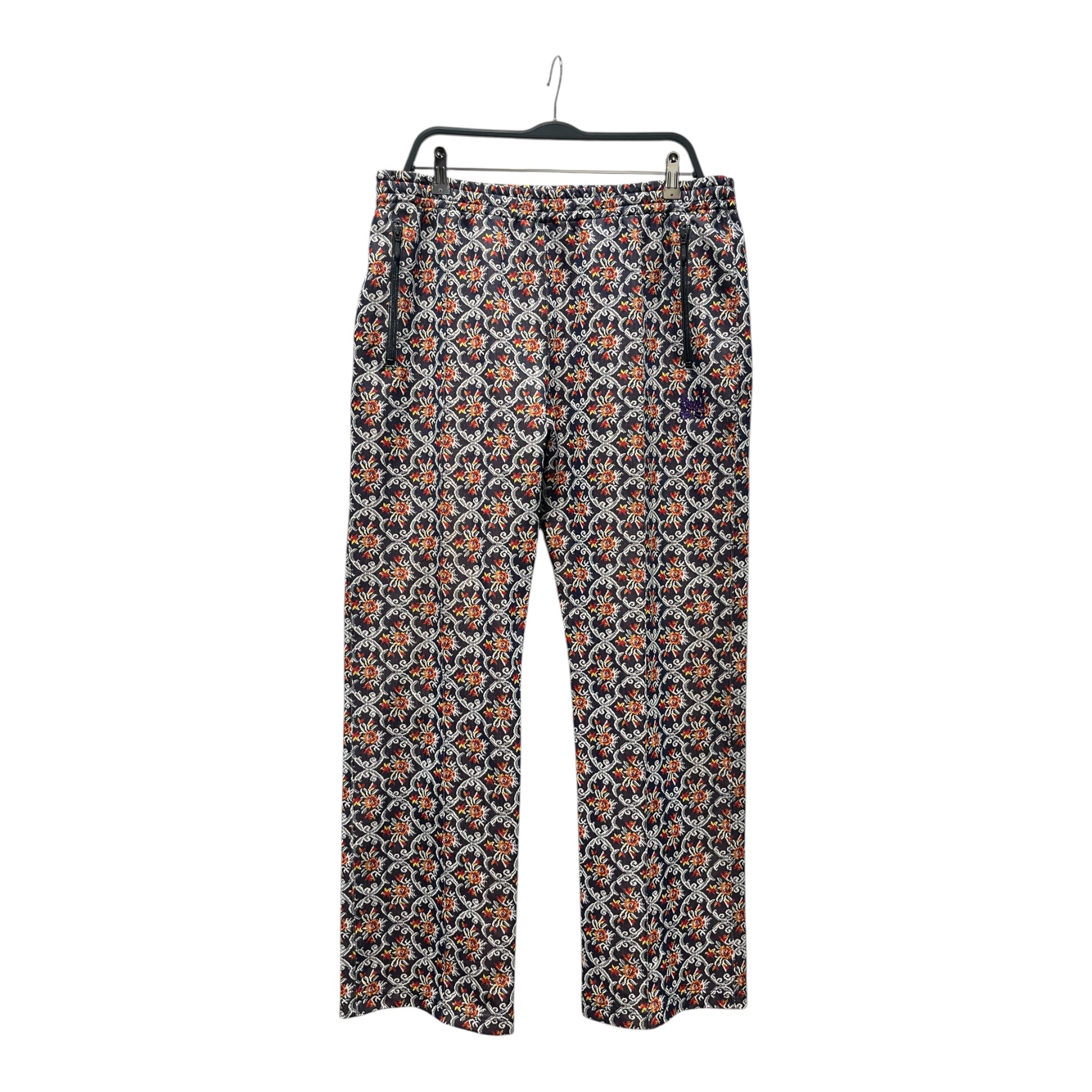 Needles/Pants/XL/Polyester/NVY/Floral Pattern/zipper pocket view 1
