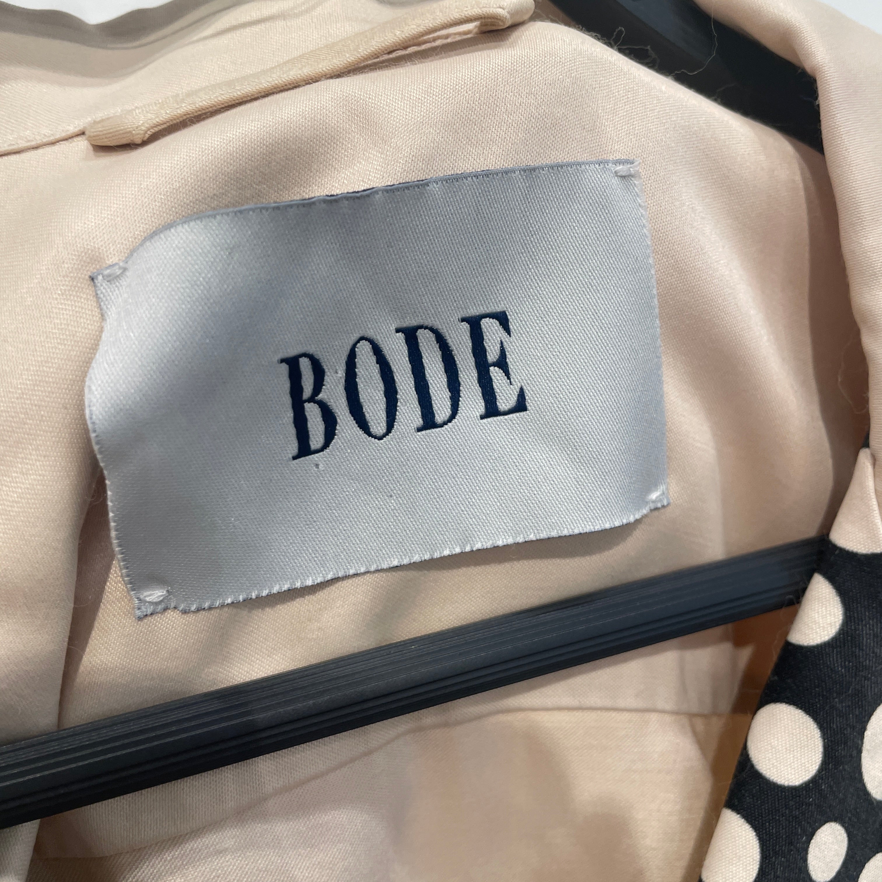 BODE/LS Shirt/XS/Rayon/CRM/Polka Dot/BLK CRM POLKA DOT view 3