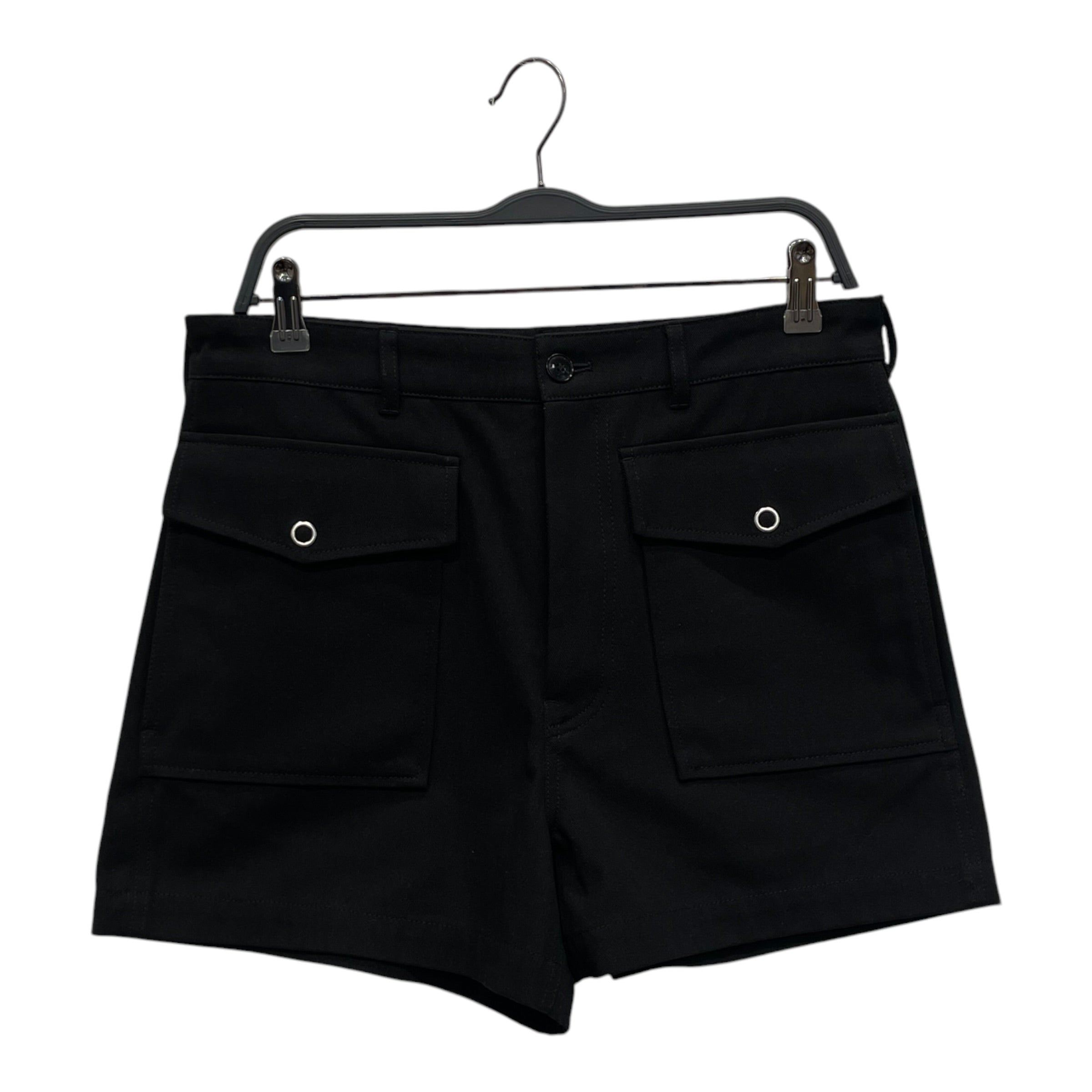 Acne Studios/Shorts/46/Cotton/BLK/BIG POCKET SHORTS view 1