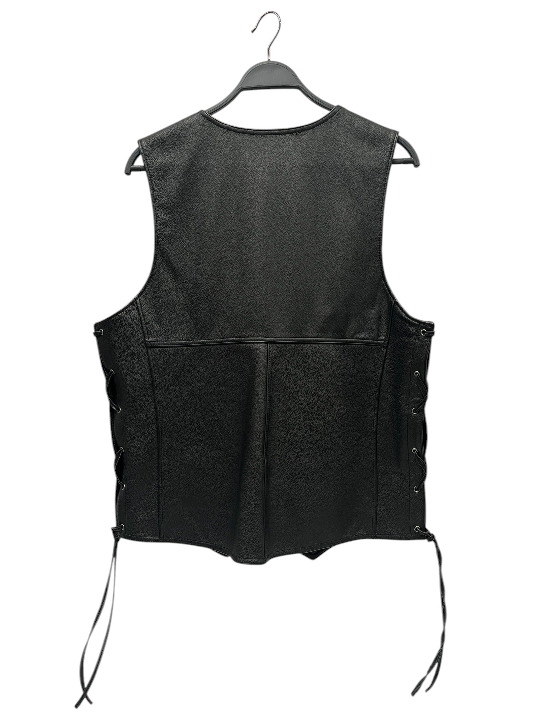 HARLEY DAVIDSON/Vest/L/Leather/BLK/ view 2