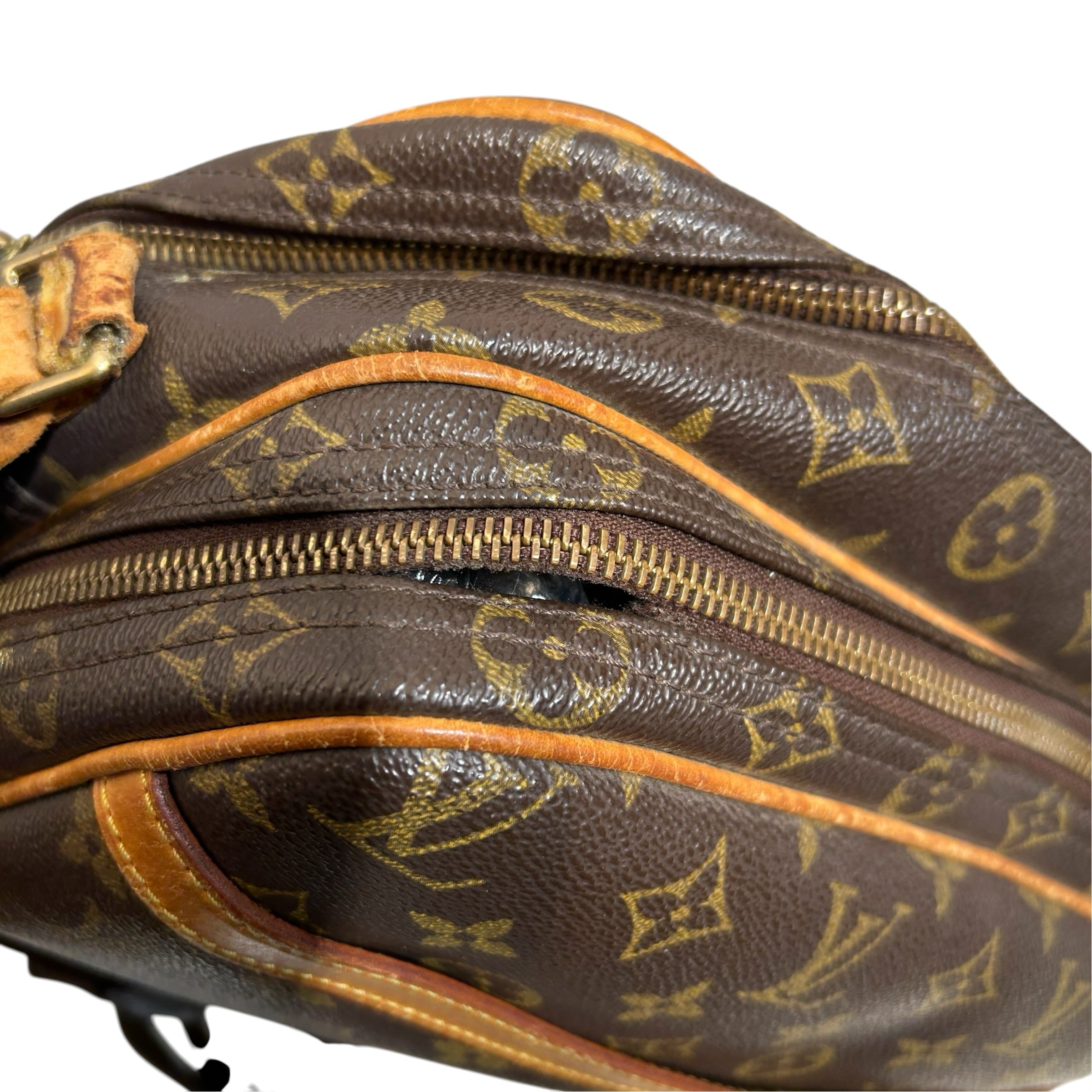 LOUIS VUITTON/Cross Body Bag/Monogram/Leather/BRW/REPORTER PM view 8