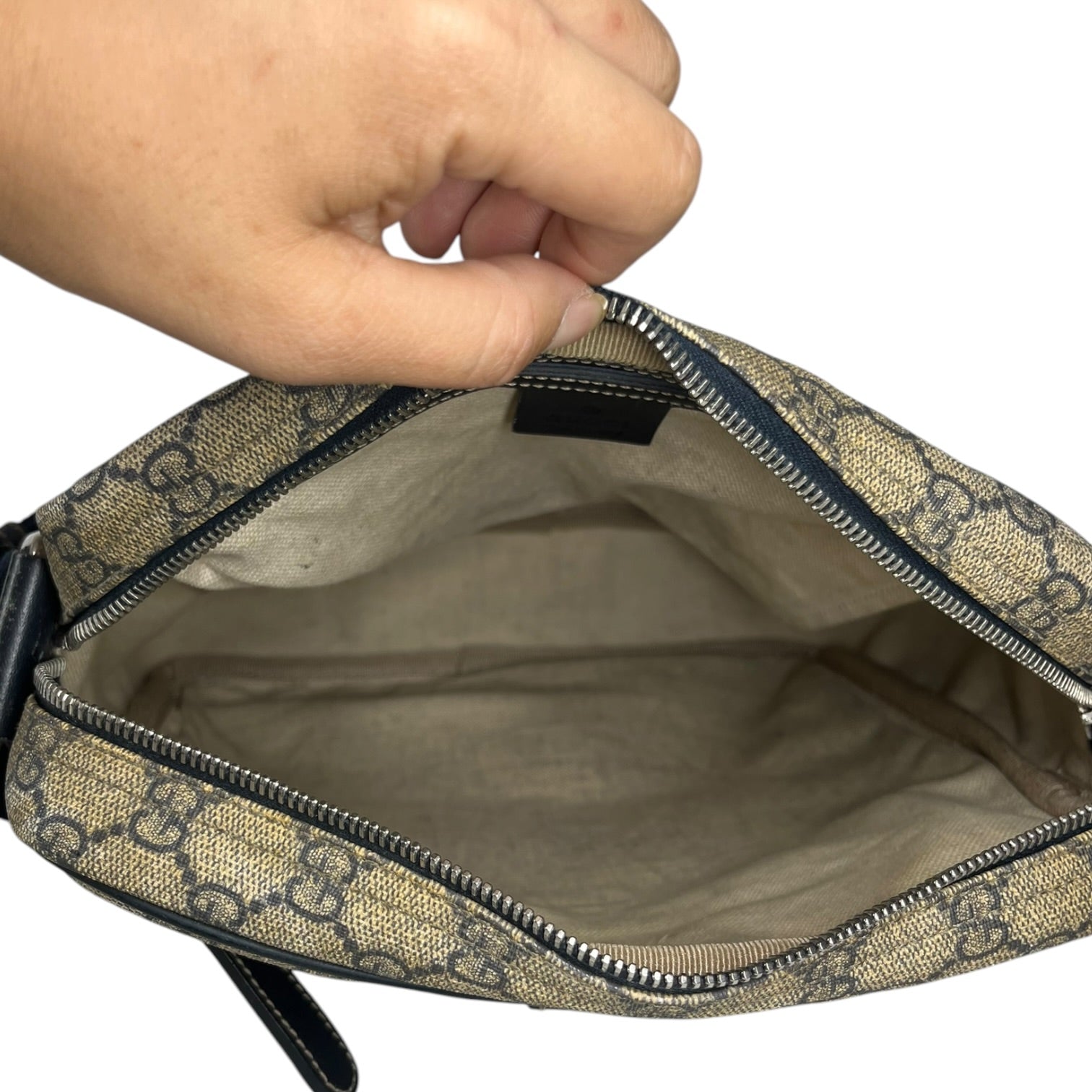 GUCCI/Bag/Monogram/Cotton/BEG/GG SUPREME MESSENGER BAG view 7