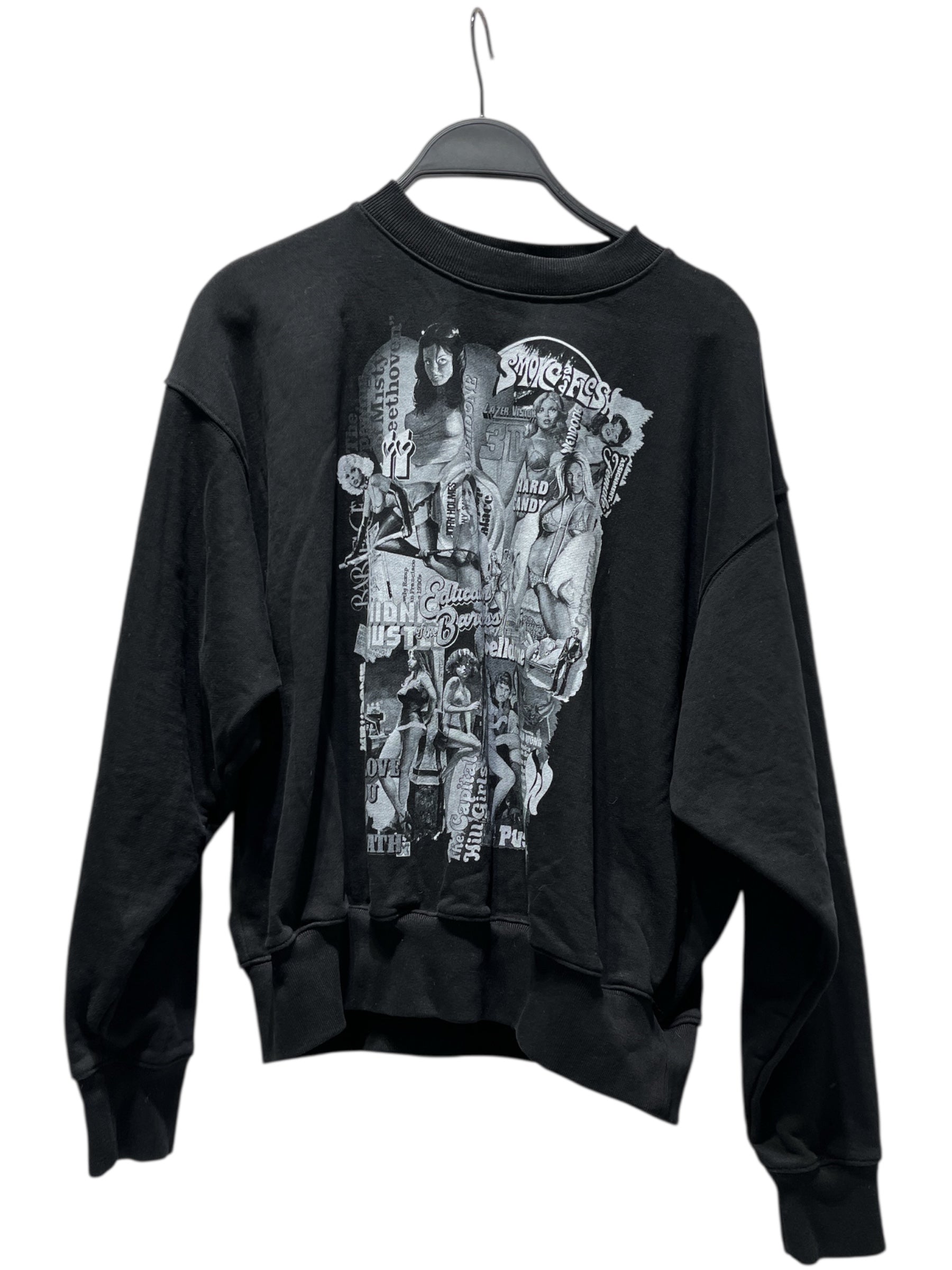 WE11DONE/Sweatshirt/XS/Cotton/BLK/WOMEN'S GRAPHIC view 2