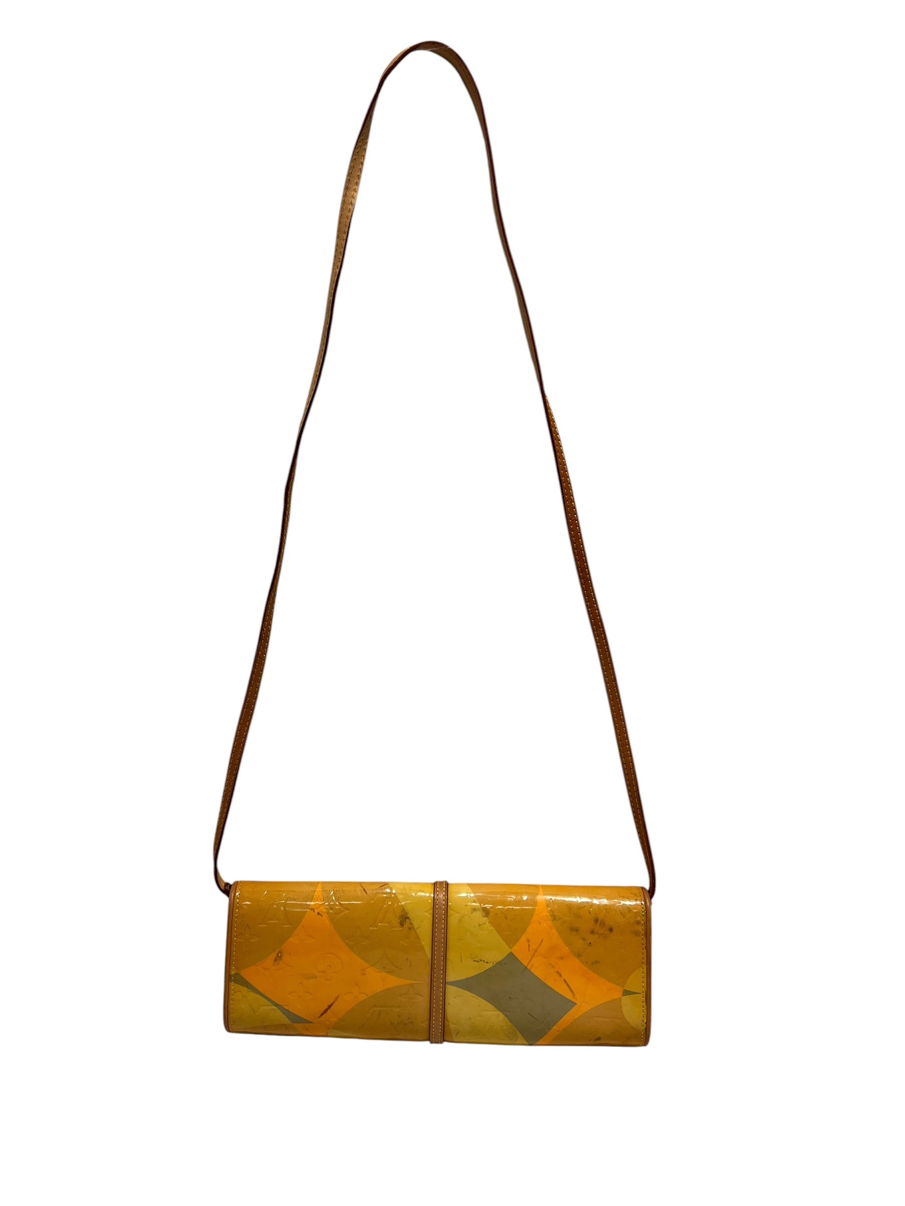 LOUIS VUITTON/Long Wallet/ORN/gry/ywllw/ beige view 2