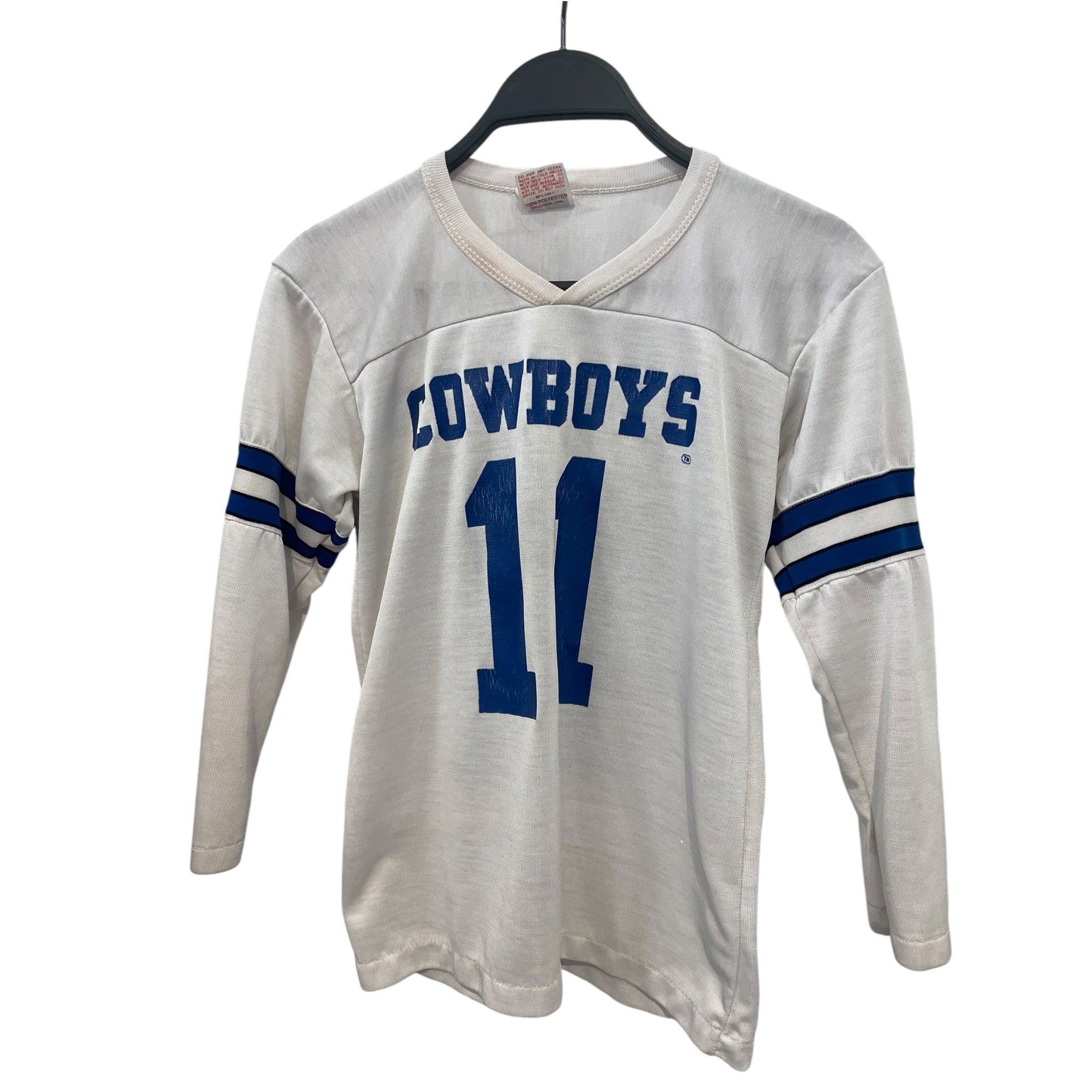 Rawlings/LS T-Shirt/L/Polyester/WHT/VINTAGE COWVOYS #11 view 2