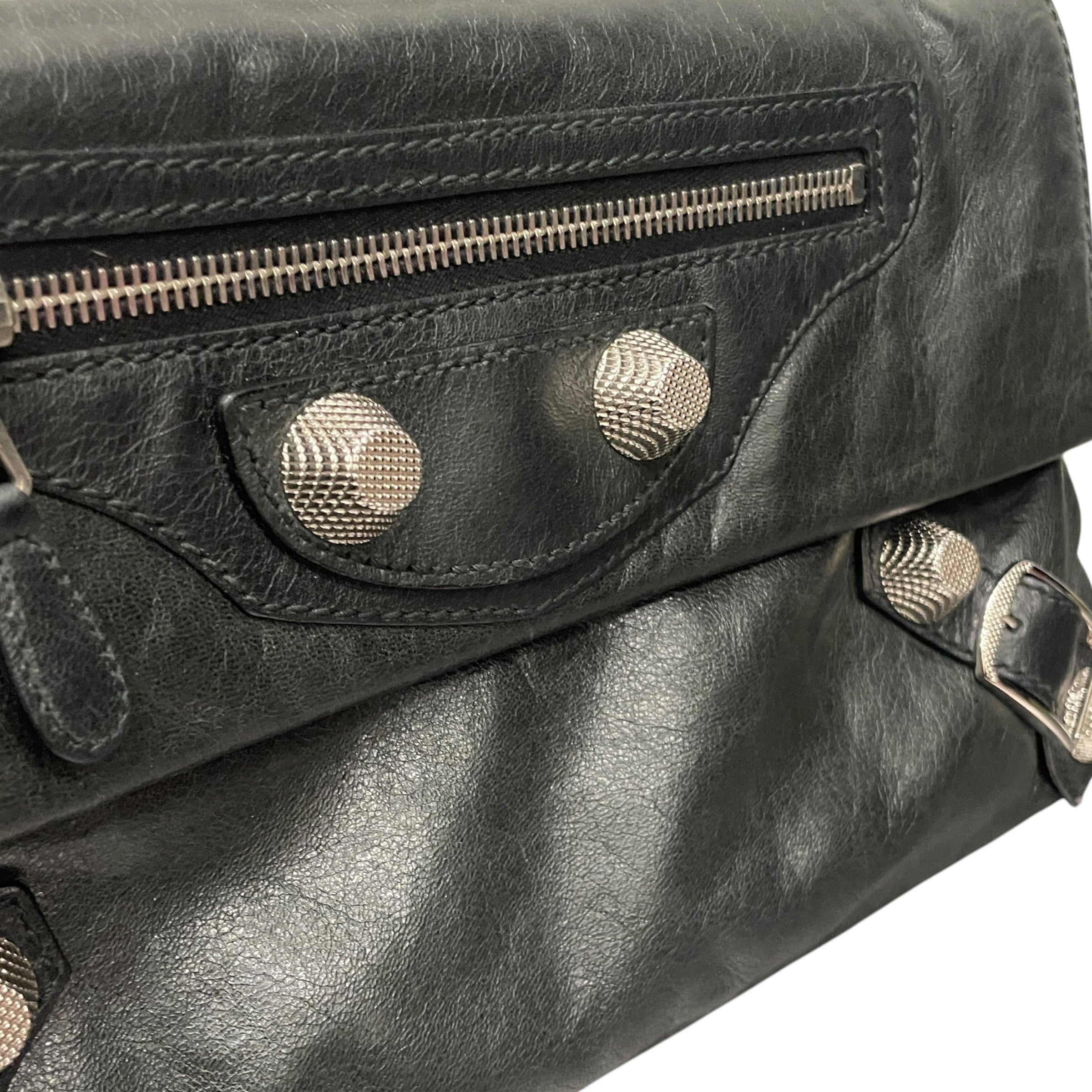 BALENCIAGA/Clutch Bag/Leather/BLK/CITY ENVELOPE CLUTCH view 6