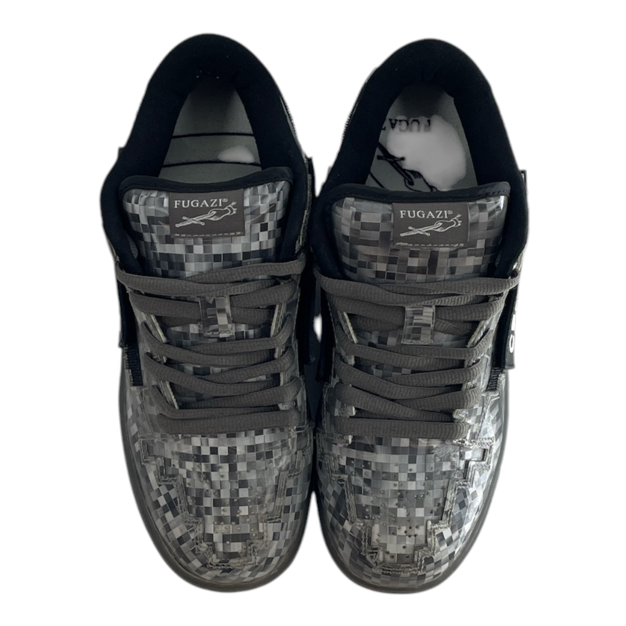 FUGAZI/Low-Sneakers/US 8/Cotton/GRY/CENSORED\ view 3