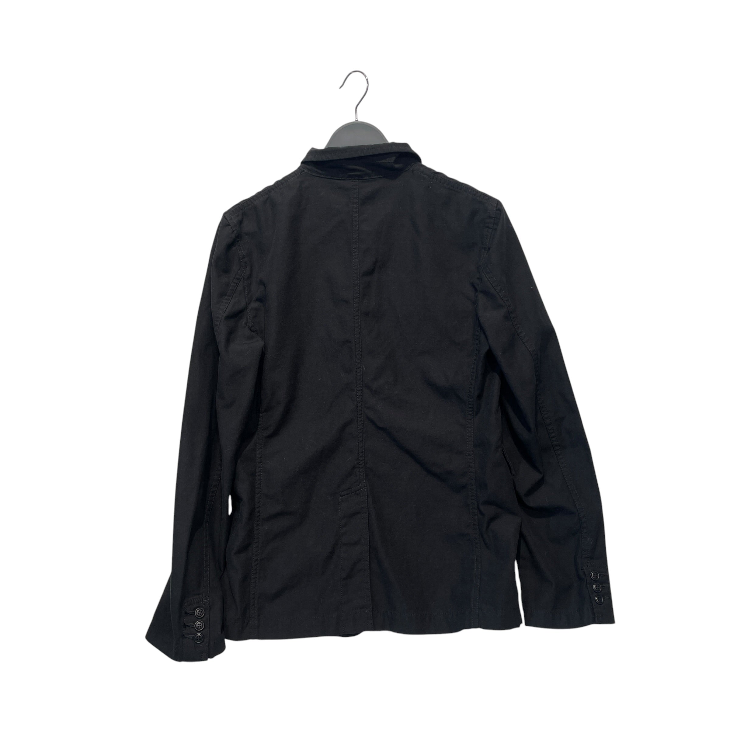 BLACK COMME des GARCONS/Tailored Jkt/L/Cotton/BLK/DIFFERENT BUTTONS view 5