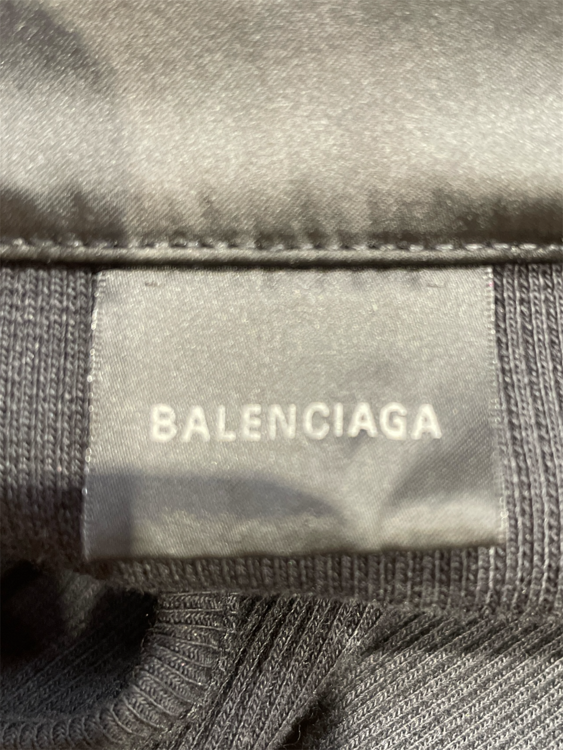 BALENCIAGA/Camisole Dress/S/Cotton/BLK/ view 3