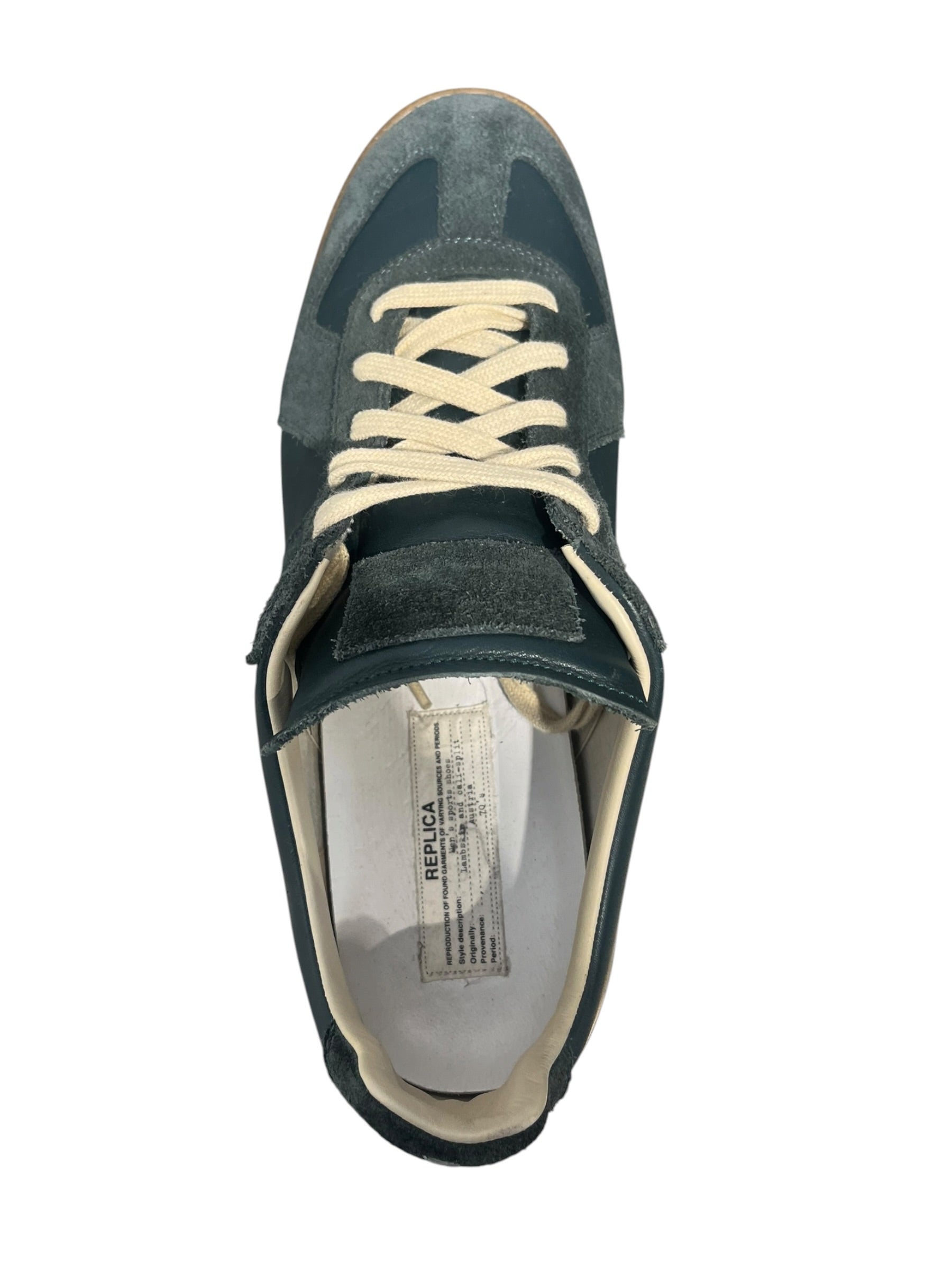 Maison Margiela/Low-Sneakers/EU 46/Suede/GRN/FOREST GRN view 4