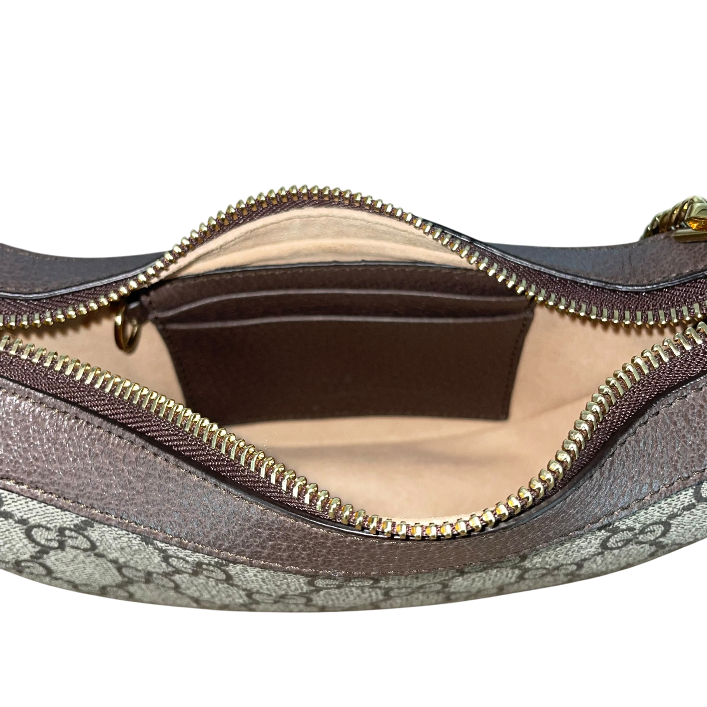 GUCCI/Bag/Leather/KHK/WEB OPHIDA MINI view 6