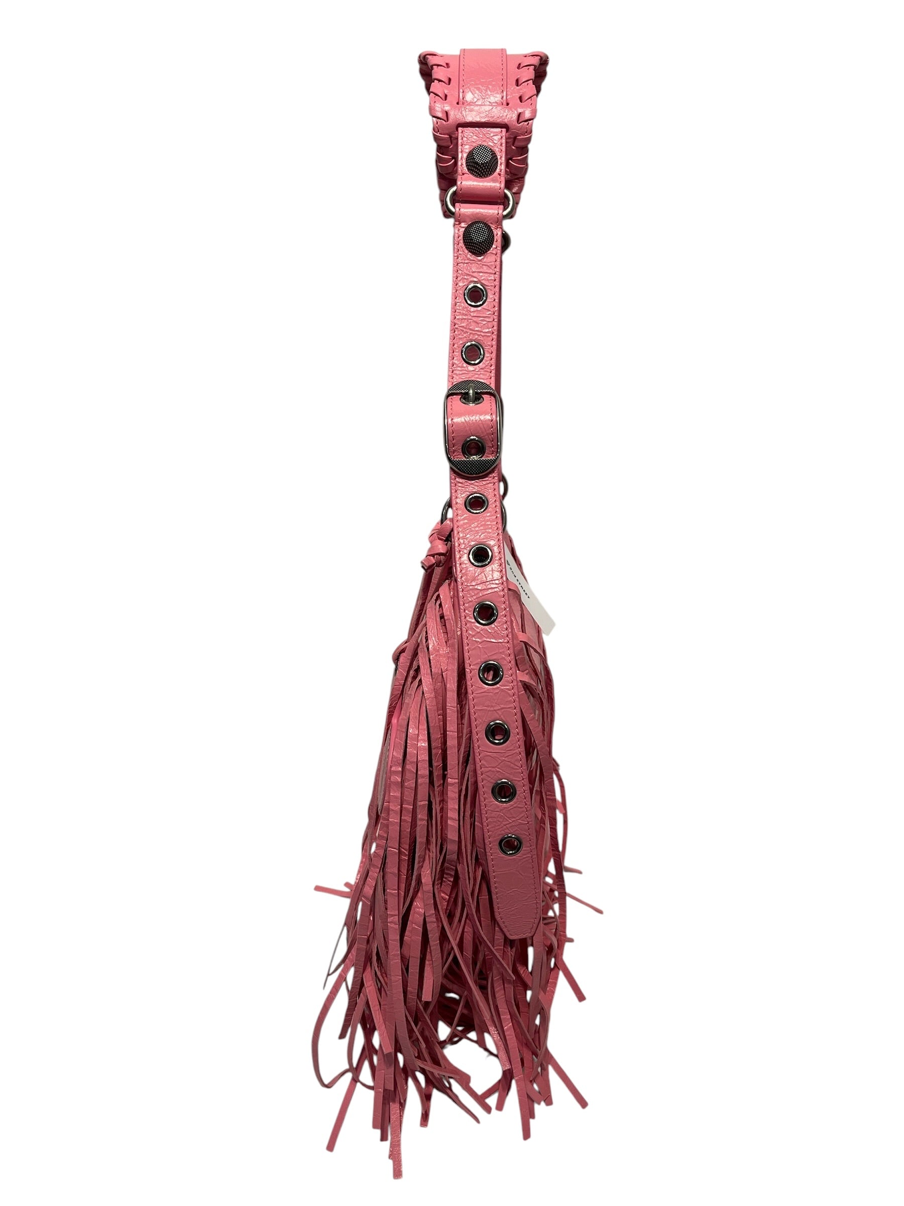 BALENCIAGA/Hand Bag/Lambskin/PNK/Le cagole Fringe shoulder bag view 2