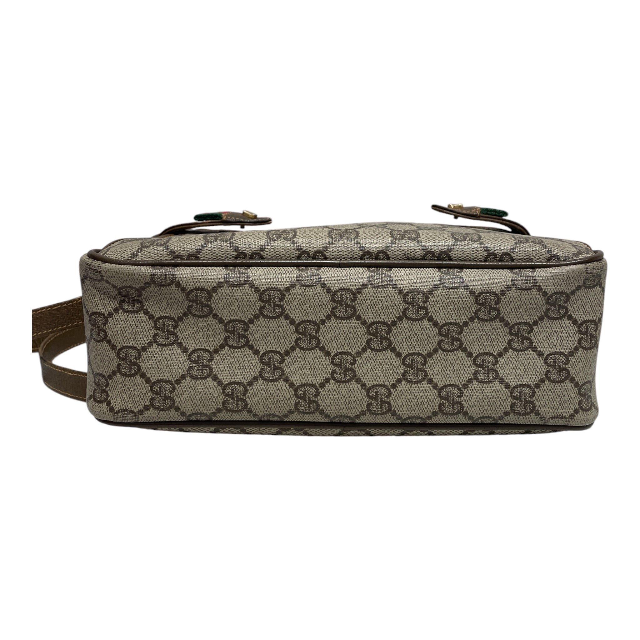 GUCCI/Hand Bag/Monogram/Leather/BEG/GG SUPREME SHERRY CAMERA BAG view 4