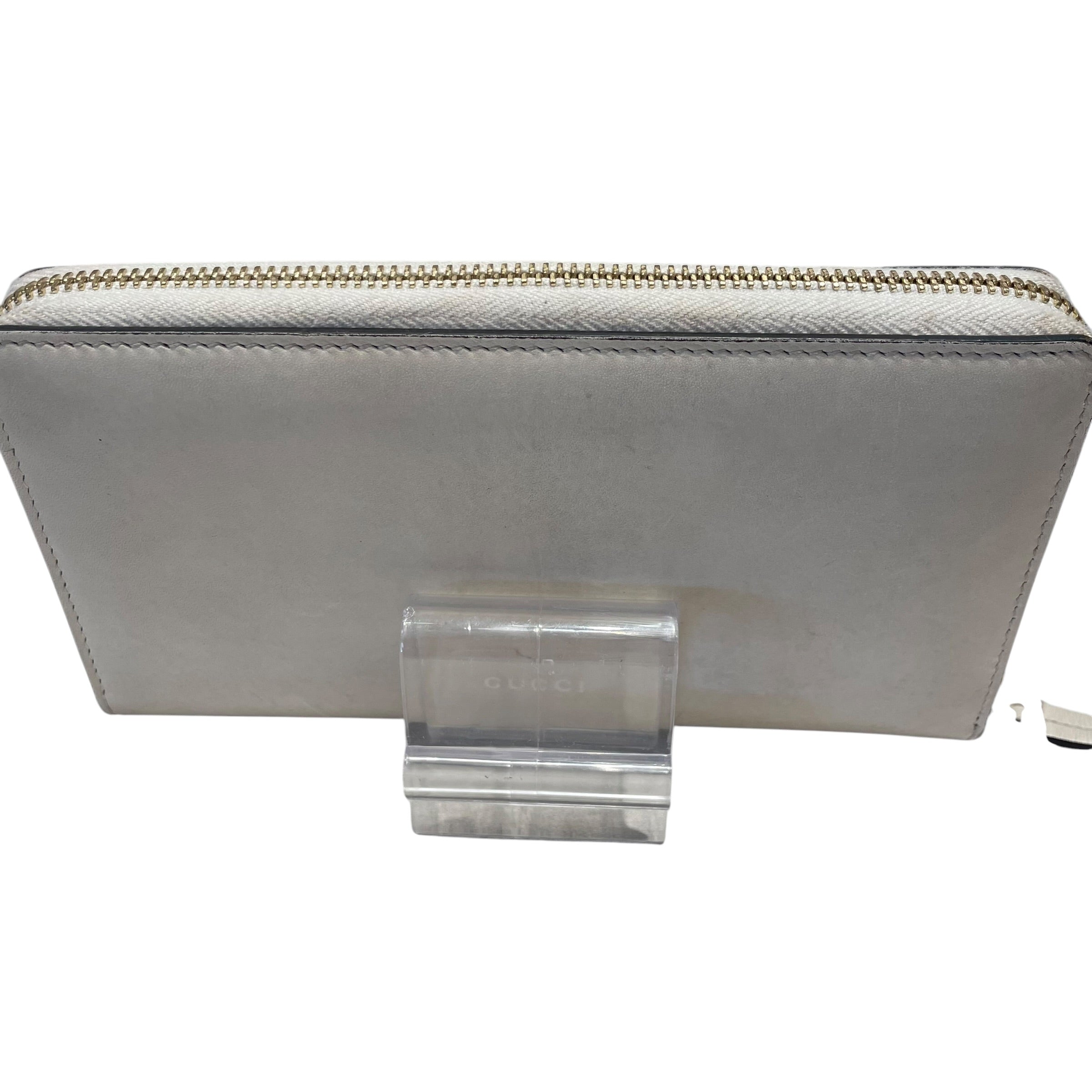 GUCCI/Long Wallet/Leather/WHT/L's/Bowtie Logo view 5