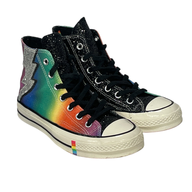 CONVERSE/Hi-Sneakers/US 7/Glitter/MLT/pride hightop shoe